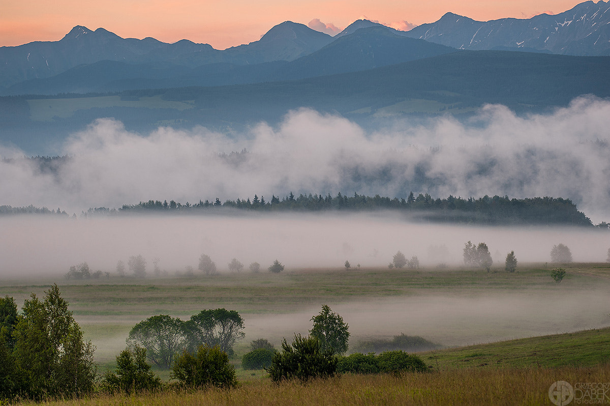 Nikon AF-S Nikkor 200-500mm F5.6E ED VR sample photo. Poland, tatra mountains, before sunrise. photography