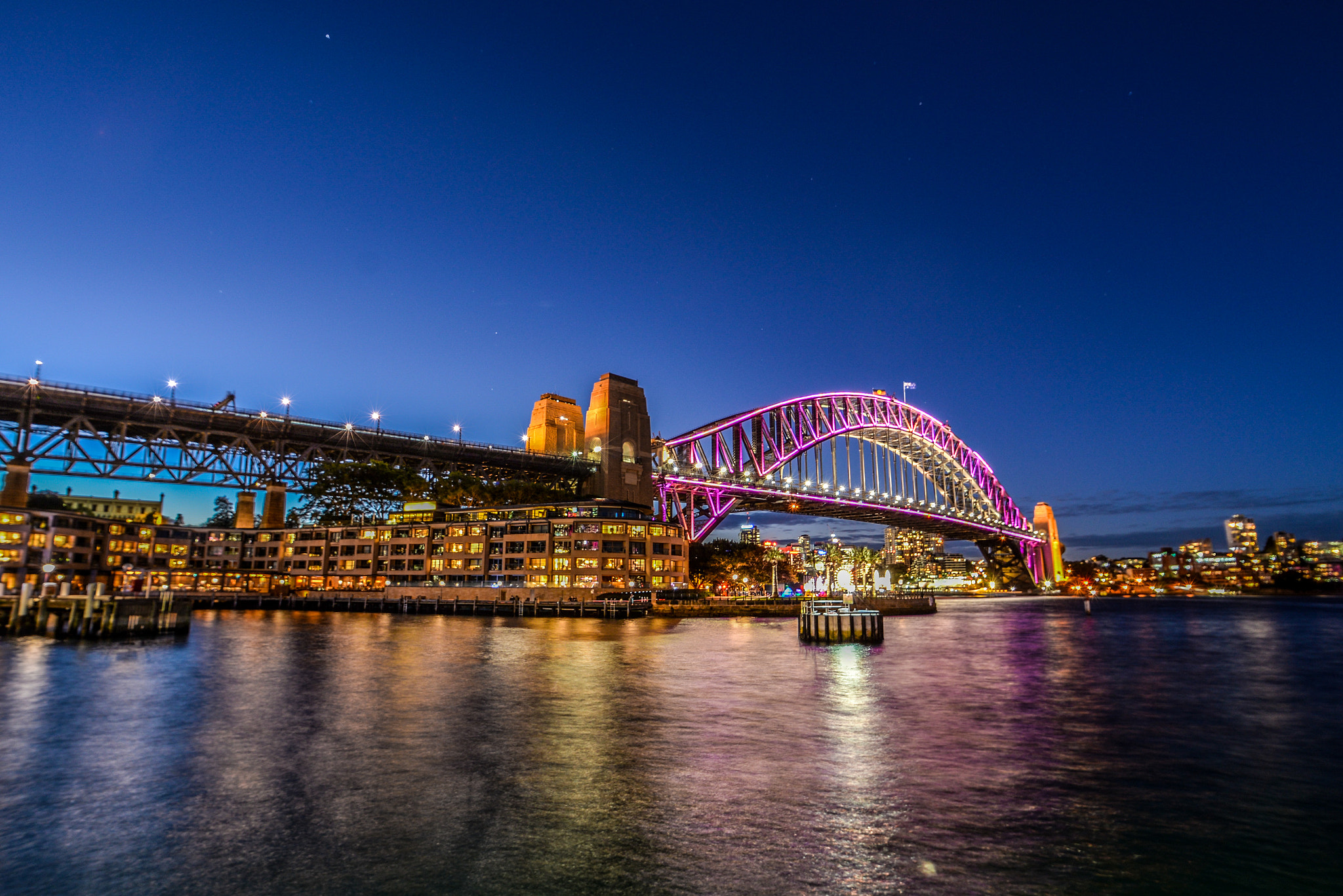 Nikon D610 + Sigma 14mm F2.8 EX Aspherical HSM sample photo. Sydney harbour bridge photography