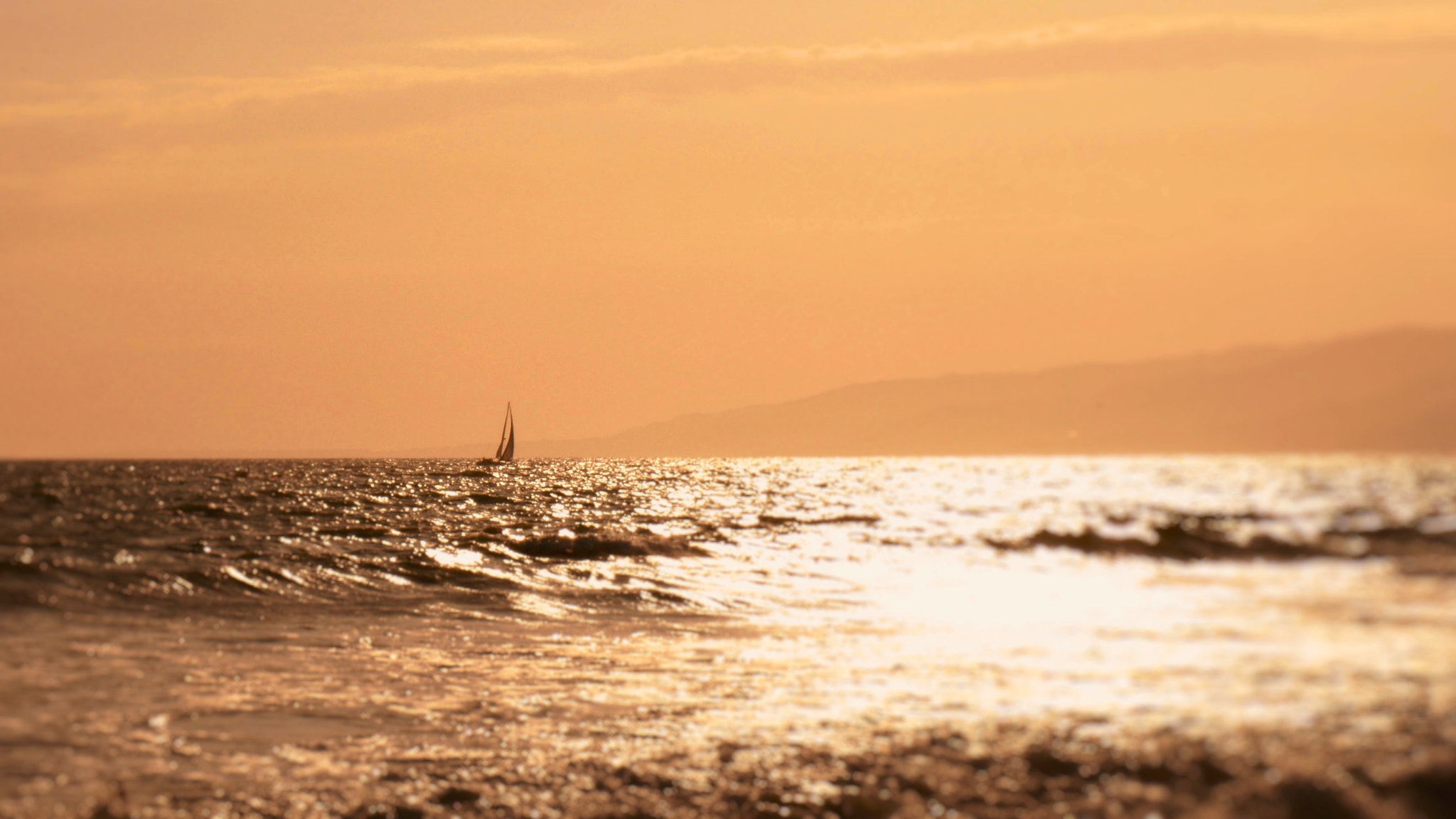 Sony E 18-55mm F3.5-5.6 OSS sample photo. Sail sunset photography