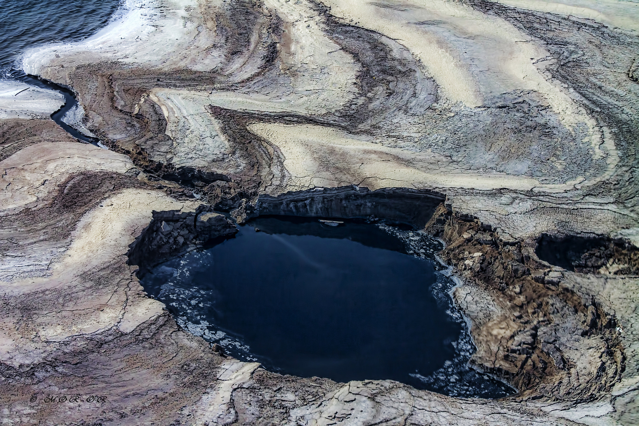 Sigma 70-200mm F2.8 EX DG OS HSM sample photo. The dead sea is shrinking at an alarming rate - a photography
