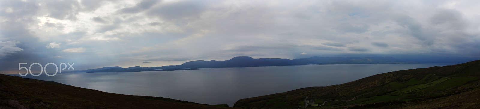 Canon EOS 700D (EOS Rebel T5i / EOS Kiss X7i) + Canon EF-S 10-18mm F4.5–5.6 IS STM sample photo. Panorama of an irish fjord photography