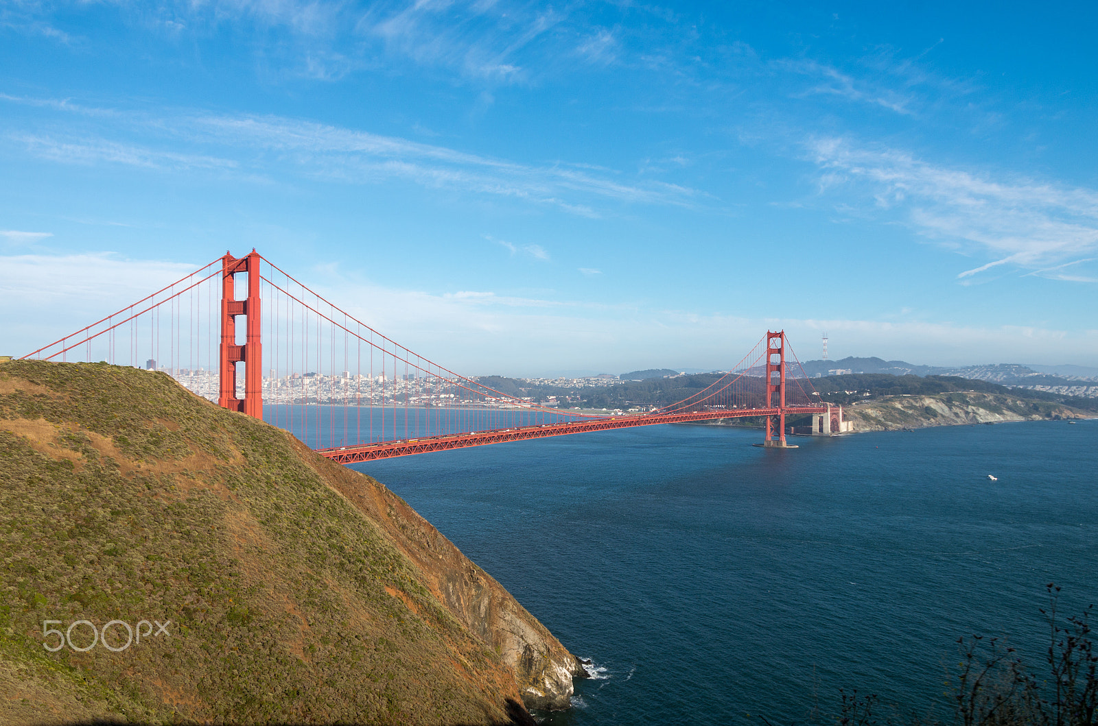 Pentax K-5 II sample photo. Golden gate from battery spencer photography