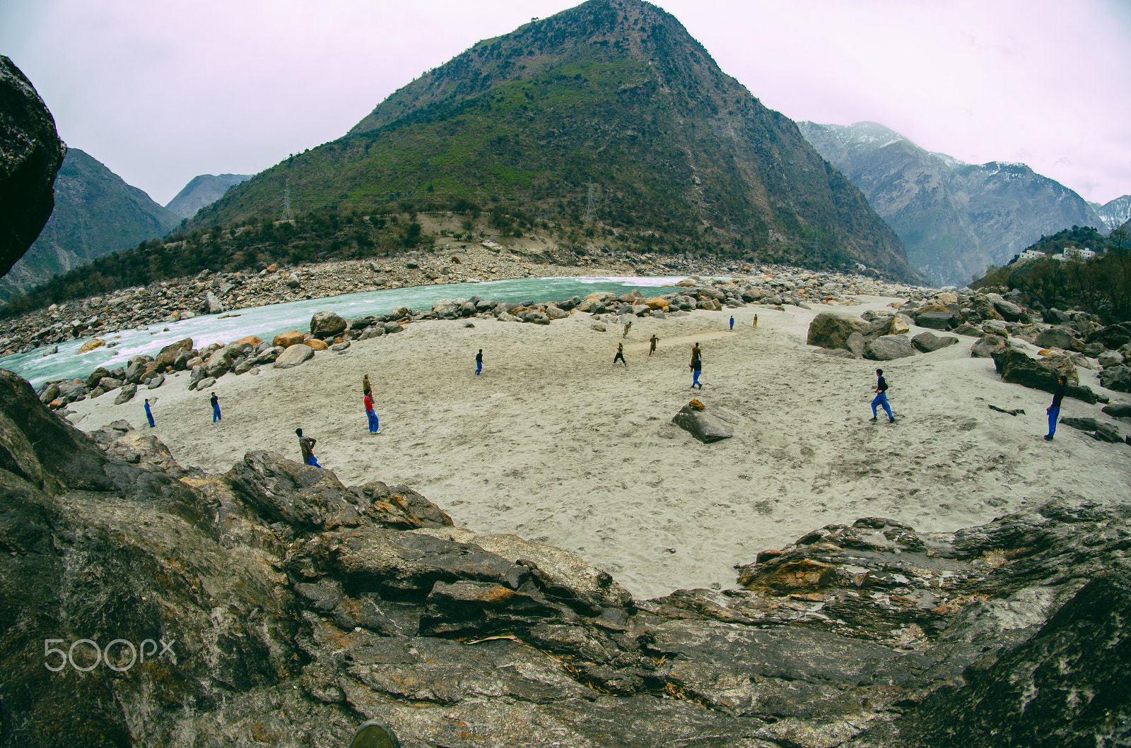Nikon D7000 + Samyang 8mm F3.5 Aspherical IF MC Fisheye sample photo. Football match photography