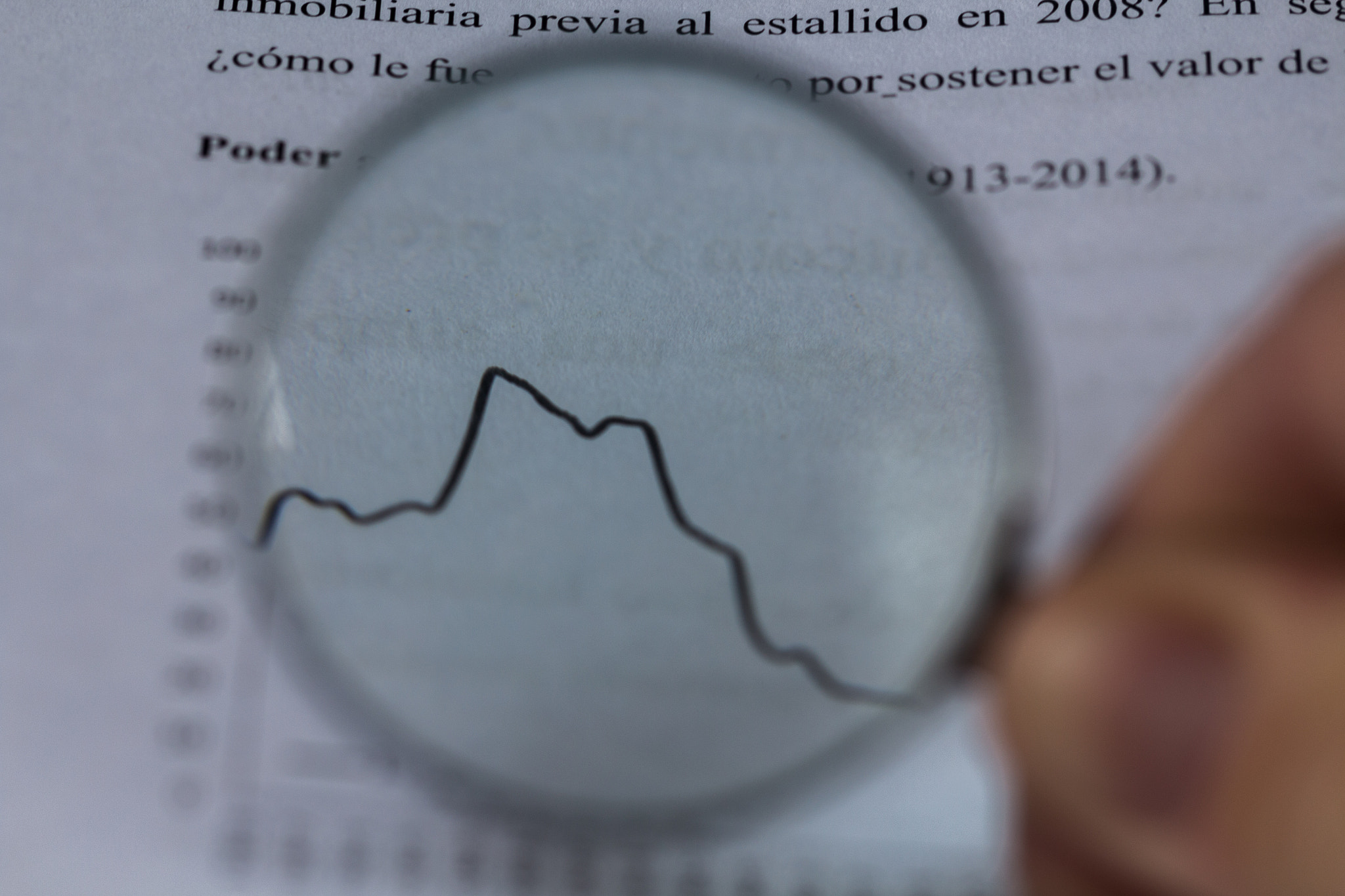 Canon EF 100mm F2.8L Macro IS USM sample photo. Fiancial chart photography