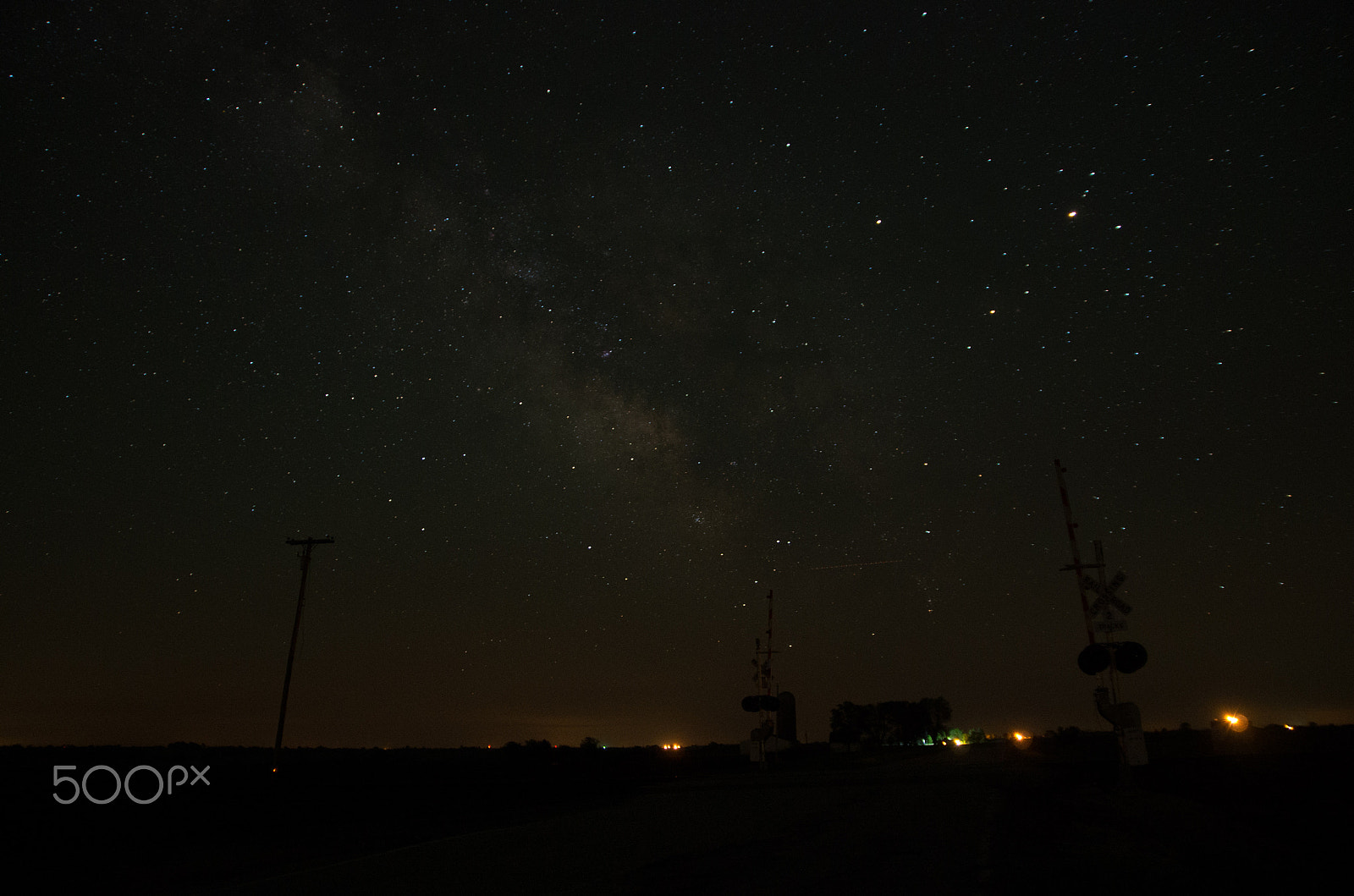 Pentax K-5 IIs sample photo. Milky way railroad photography