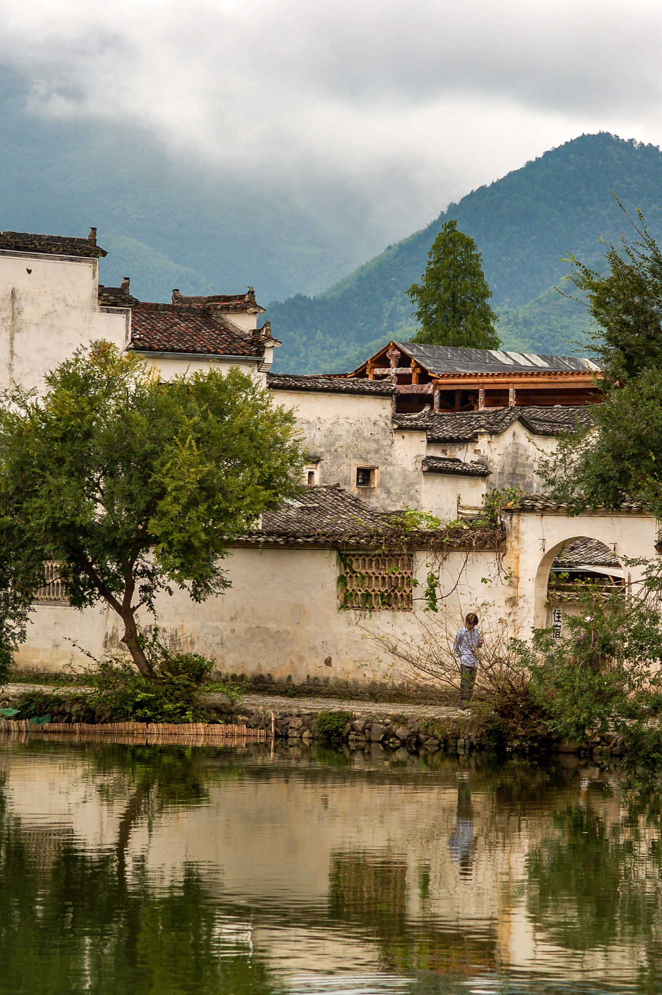 Nikon D50 sample photo. Hongcun village 宏村 photography