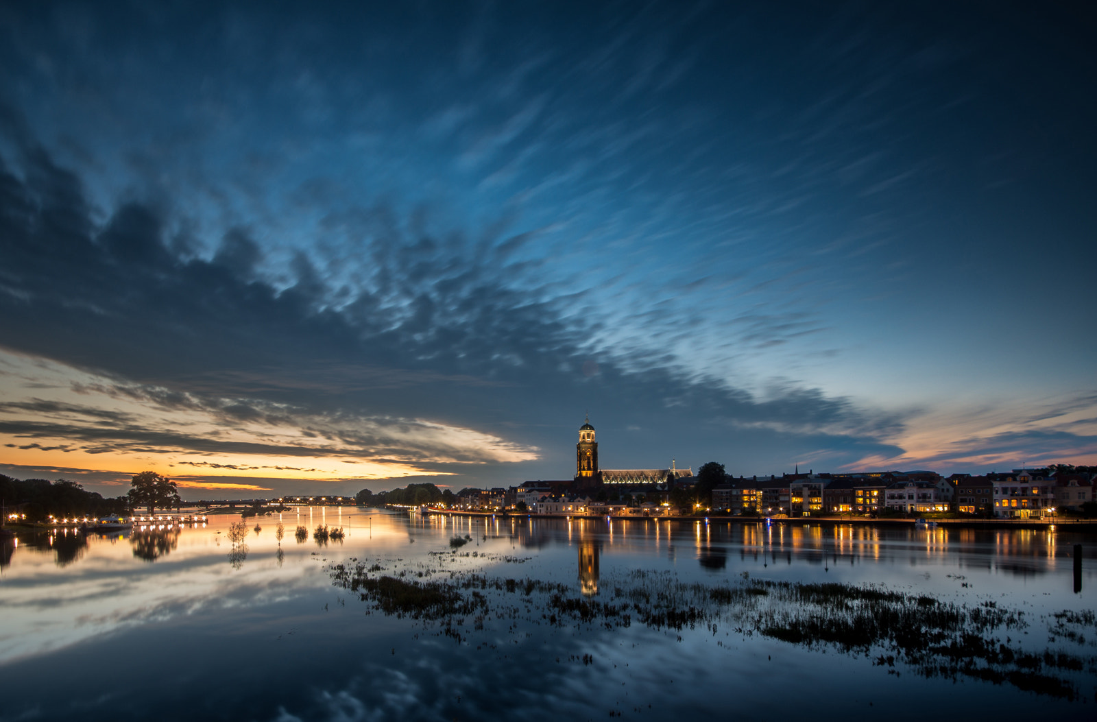Sigma AF 10-20mm F4-5.6 EX DC sample photo. Deventer sunset photography