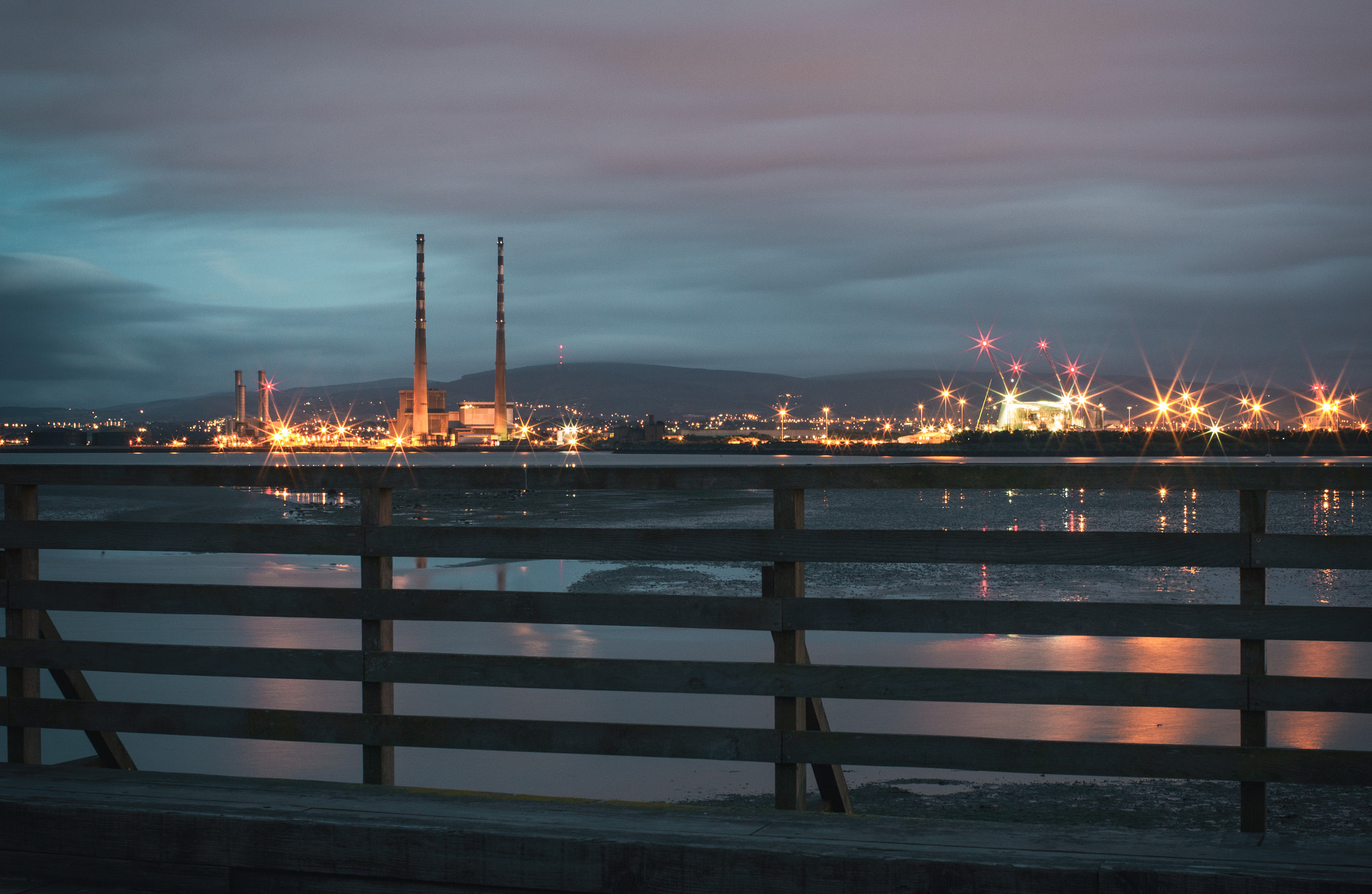 Canon EOS 70D + Canon EF 35mm F1.4L USM sample photo. The poolbeg towers, dublin photography