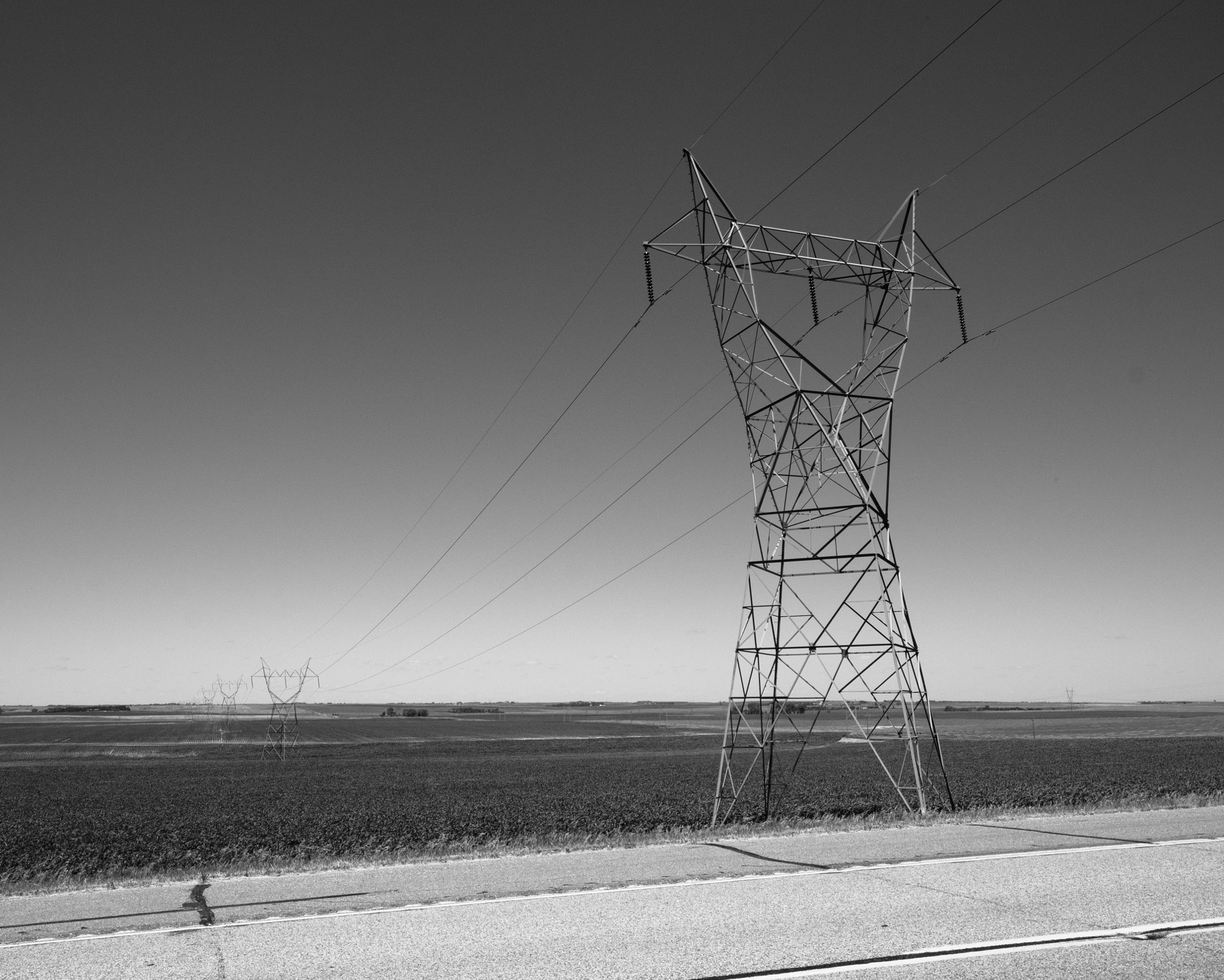 Canon EOS 650D (EOS Rebel T4i / EOS Kiss X6i) sample photo. Field with electric lines photography