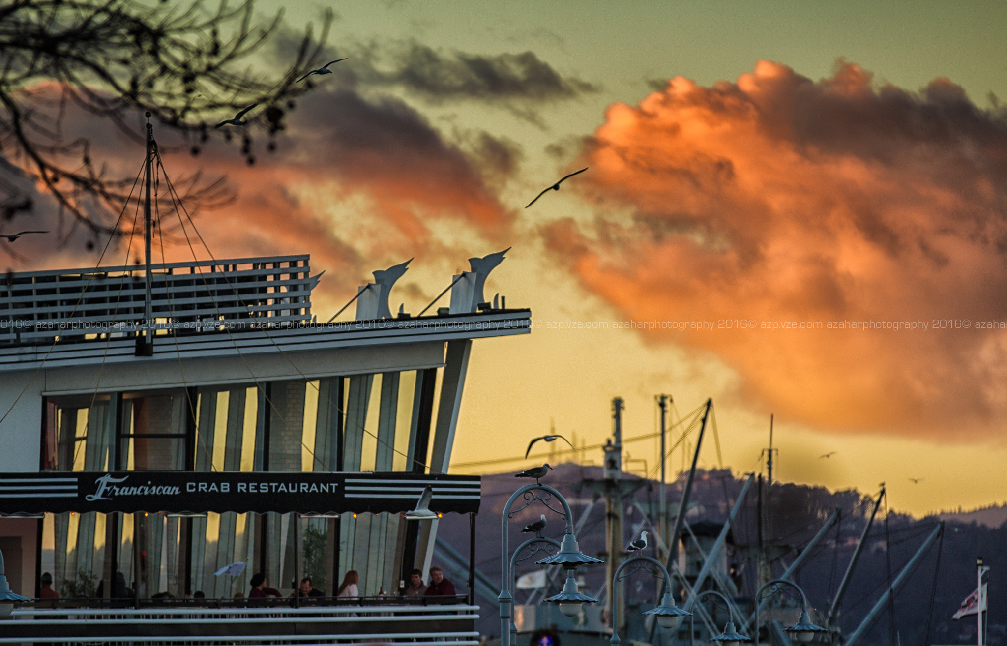 Canon EF 70-200mm F2.8L IS II USM sample photo. Sunset in san francisco bay photography