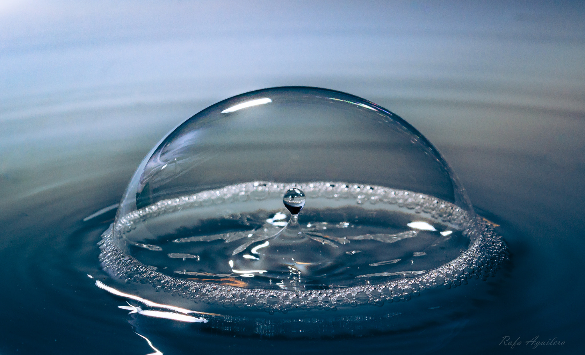 Sigma 105mm F2.8 EX DG OS HSM sample photo. Bubble photography