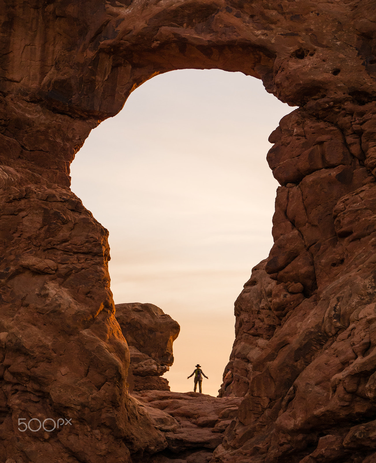 Panasonic Lumix G X Vario 35-100mm F2.8 OIS sample photo. Turret arch, arches national park photography