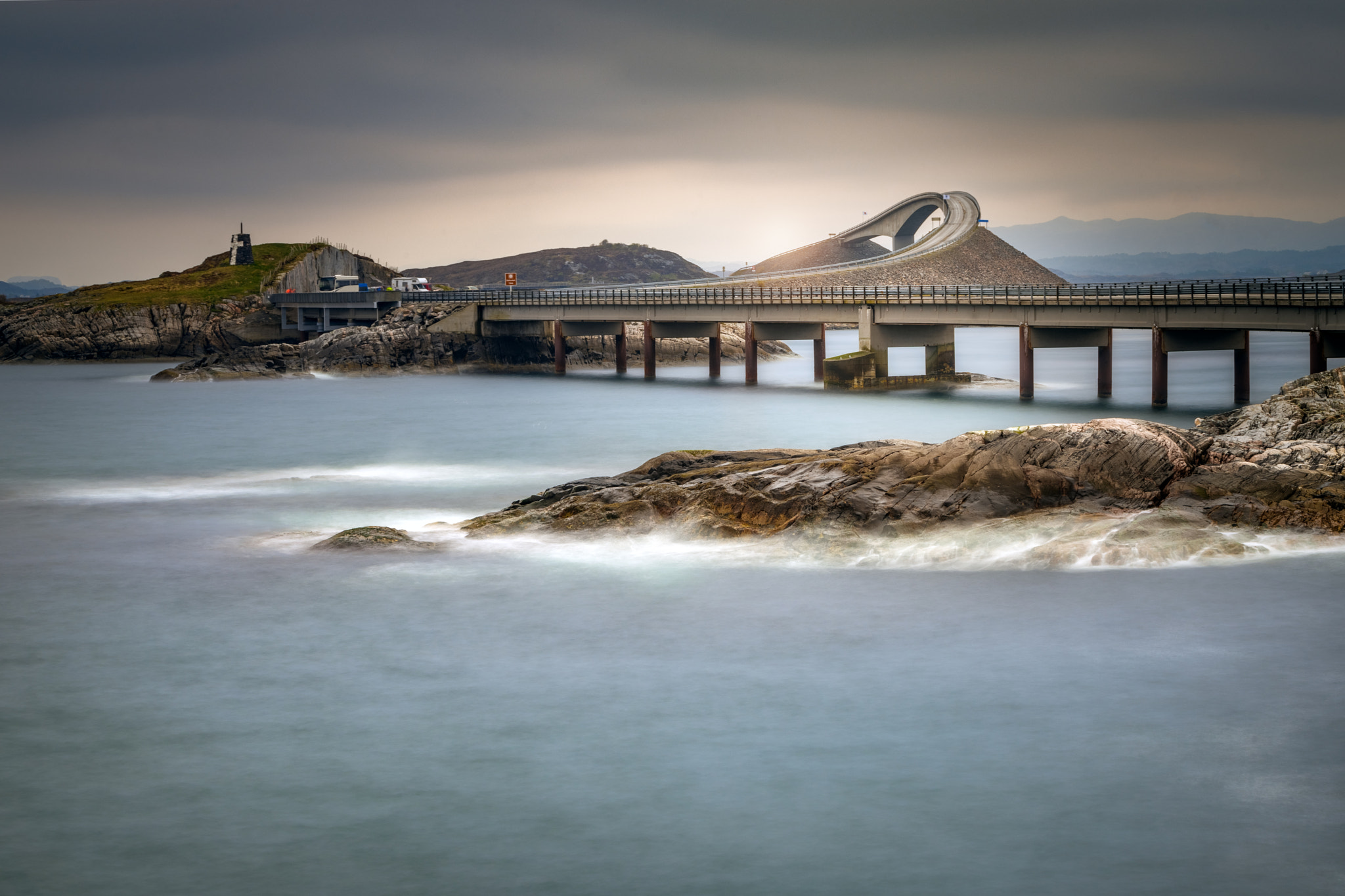 Sony a7R + Canon EF 70-200mm F2.8L IS II USM sample photo. The atlantic road, western norway photography