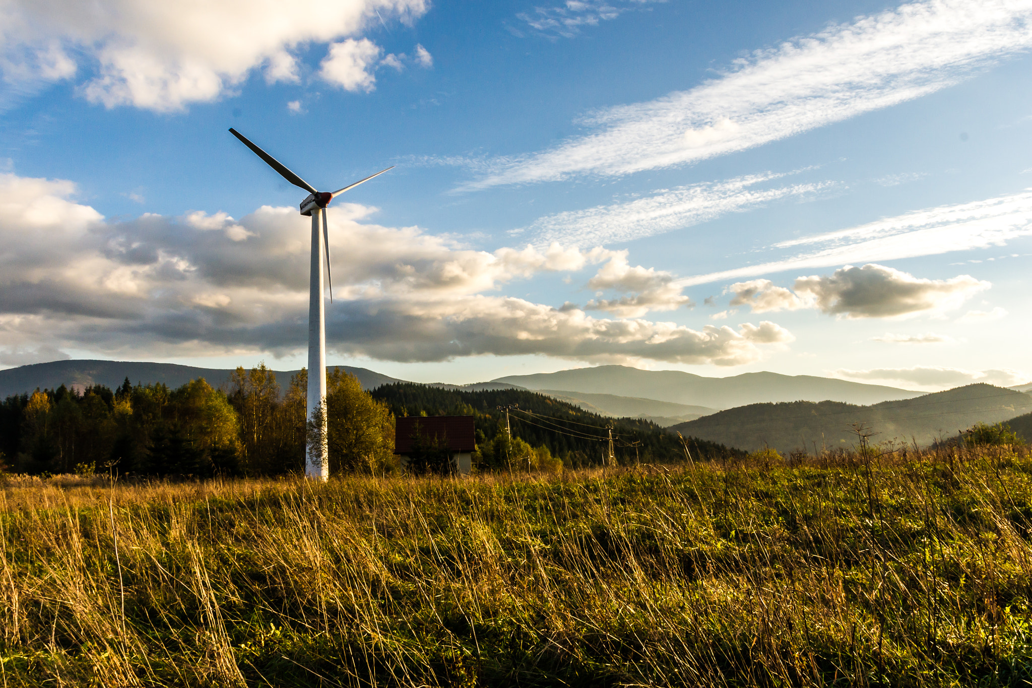 Sony Alpha DSLR-A500 + Tamron AF 28-105mm F4-5.6 [IF] sample photo. Windmill photography