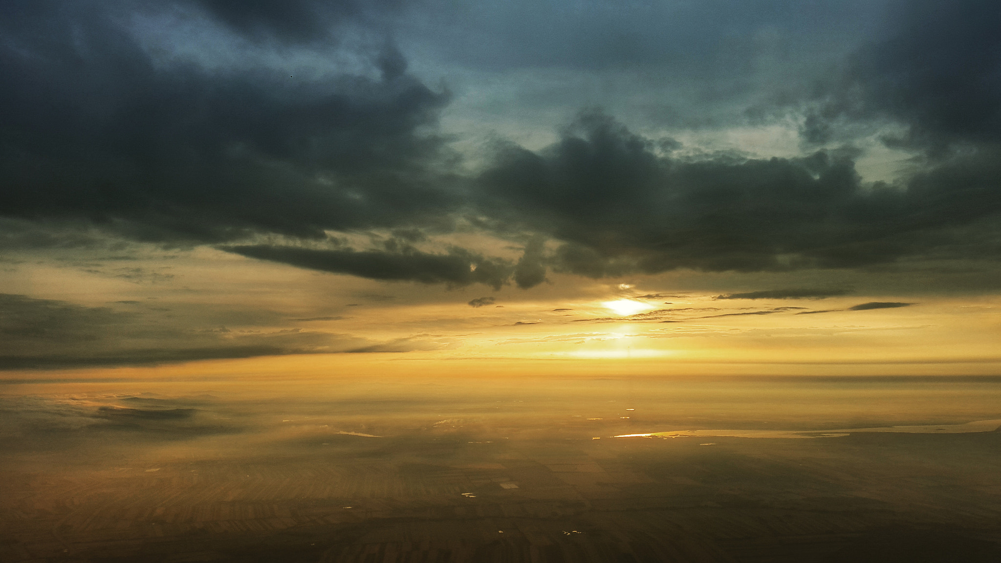 Sunrise over Austria