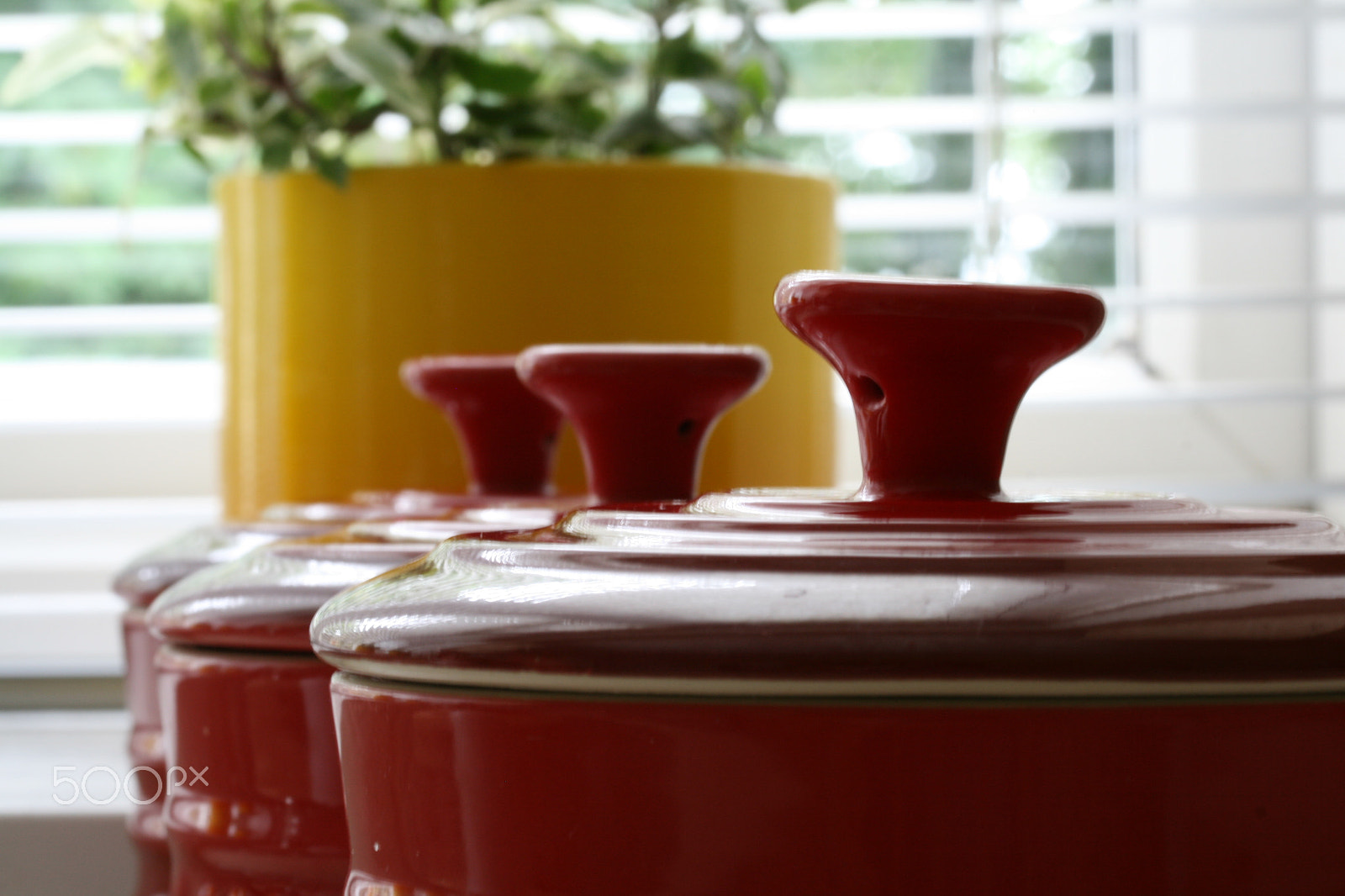 Canon EF-S 60mm F2.8 Macro USM sample photo. Red pots photography