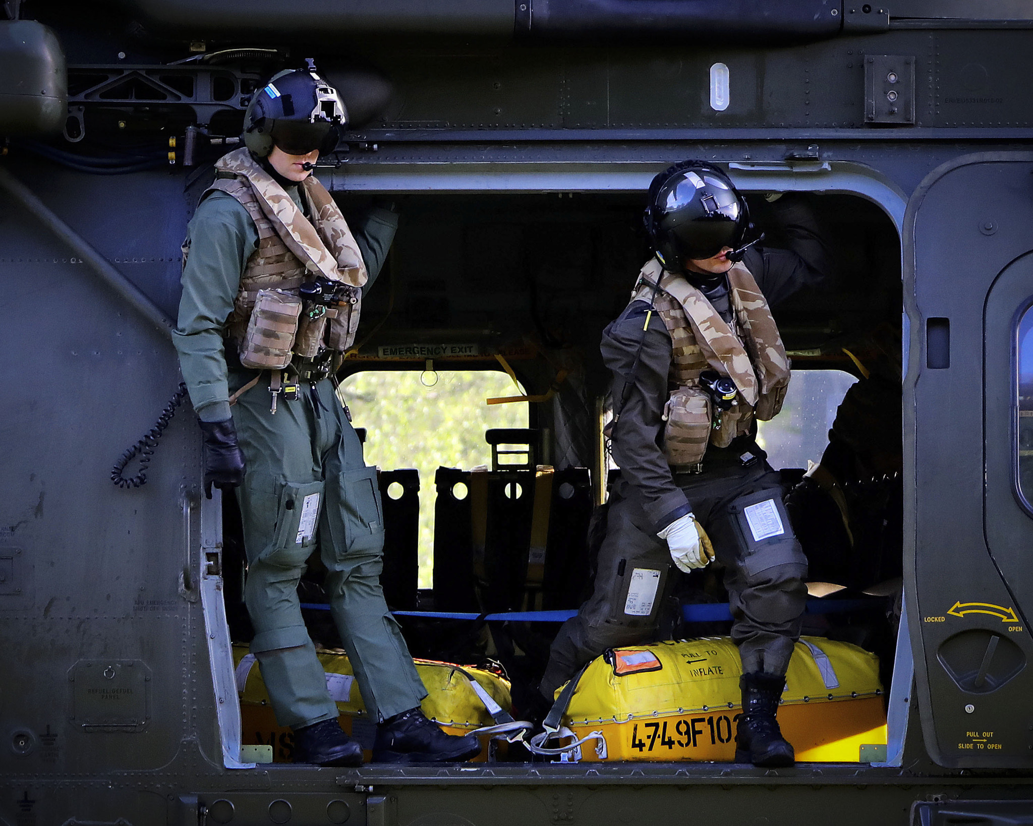 Canon EF 28-300mm F3.5-5.6L IS USM sample photo. Air crew from royal navy merlin  photography