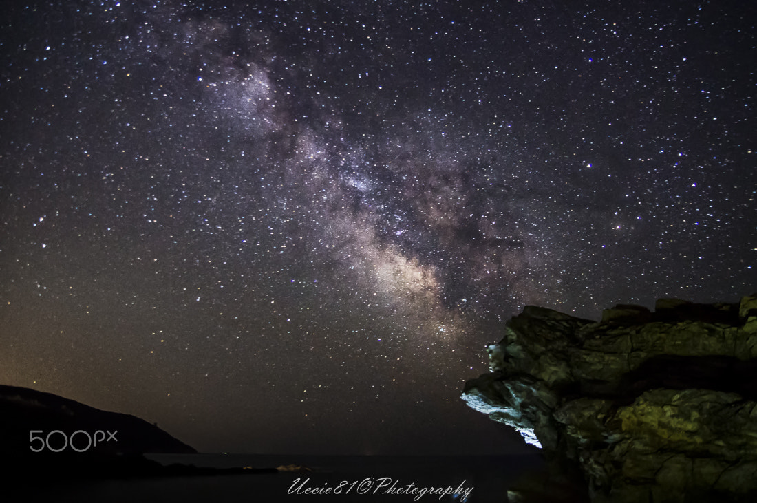 Sony Alpha DSLR-A580 + Tamron SP 24-70mm F2.8 Di VC USD sample photo. Tuscany milky way photography