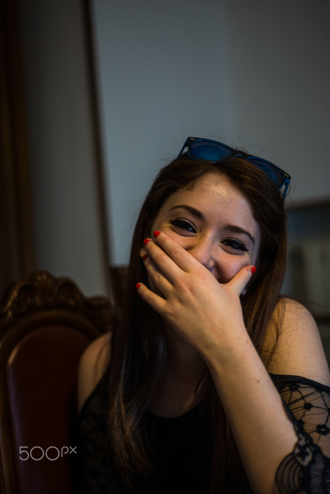 Nikon D800 + AF Nikkor 50mm f/1.8 sample photo. Veiled smiles photography