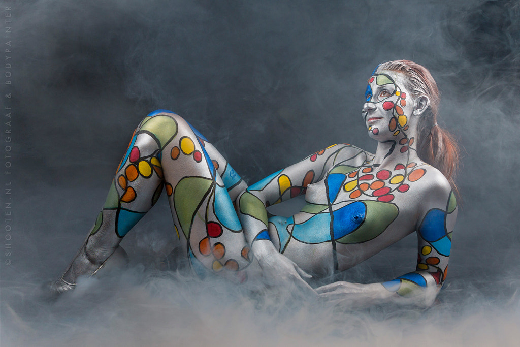 bodypaint stained glass by Shooten .NL on 500px.com