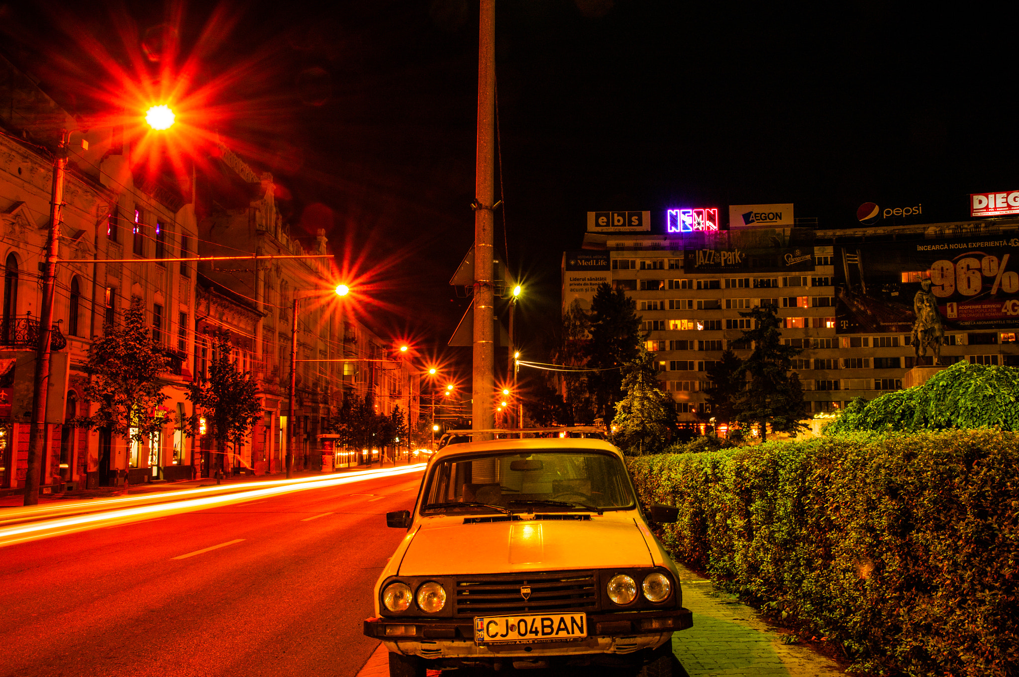 Pentax K20D sample photo. Lights photography