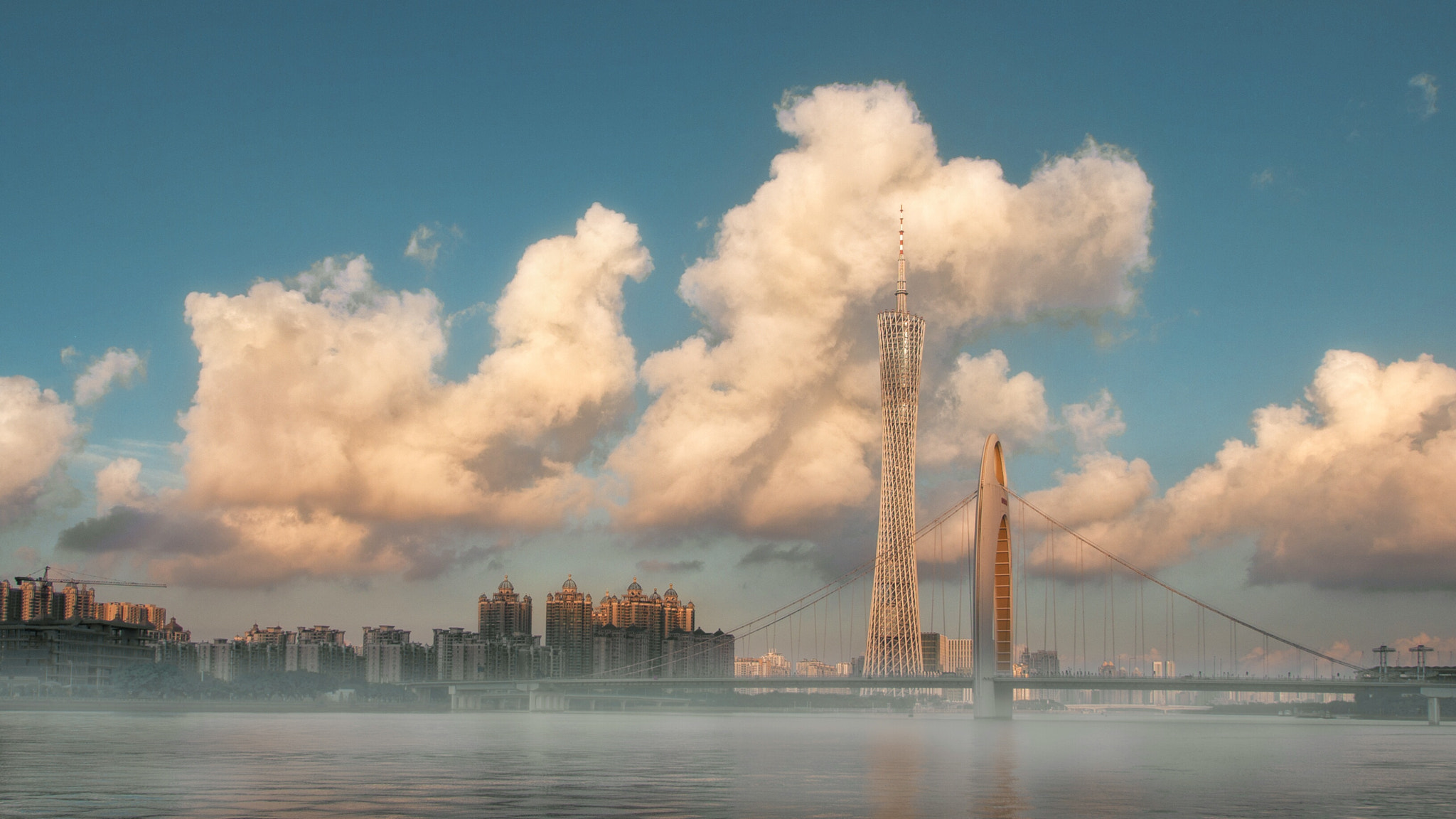 Olympus PEN E-P5 sample photo. Morning guangzhou photography
