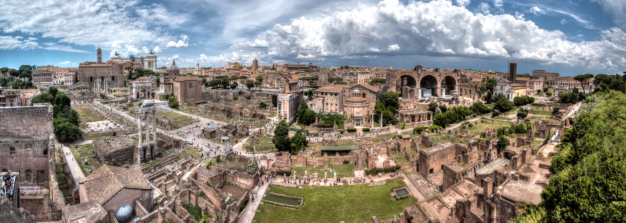Sigma 10-20mm F3.5 EX DC HSM sample photo. Fori imperiali - birdview photography