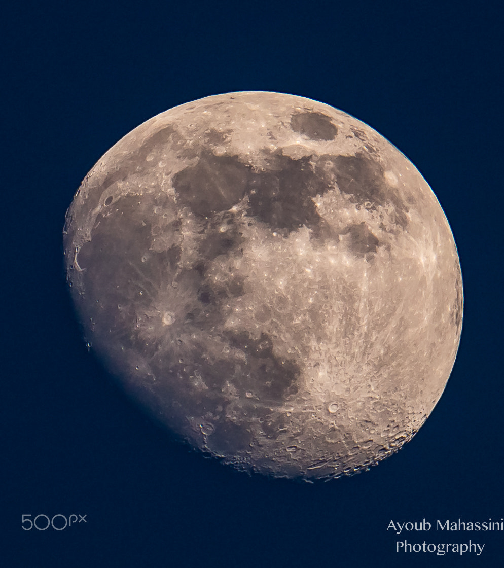 Canon EF 400mm F2.8L IS USM sample photo. Moon photography