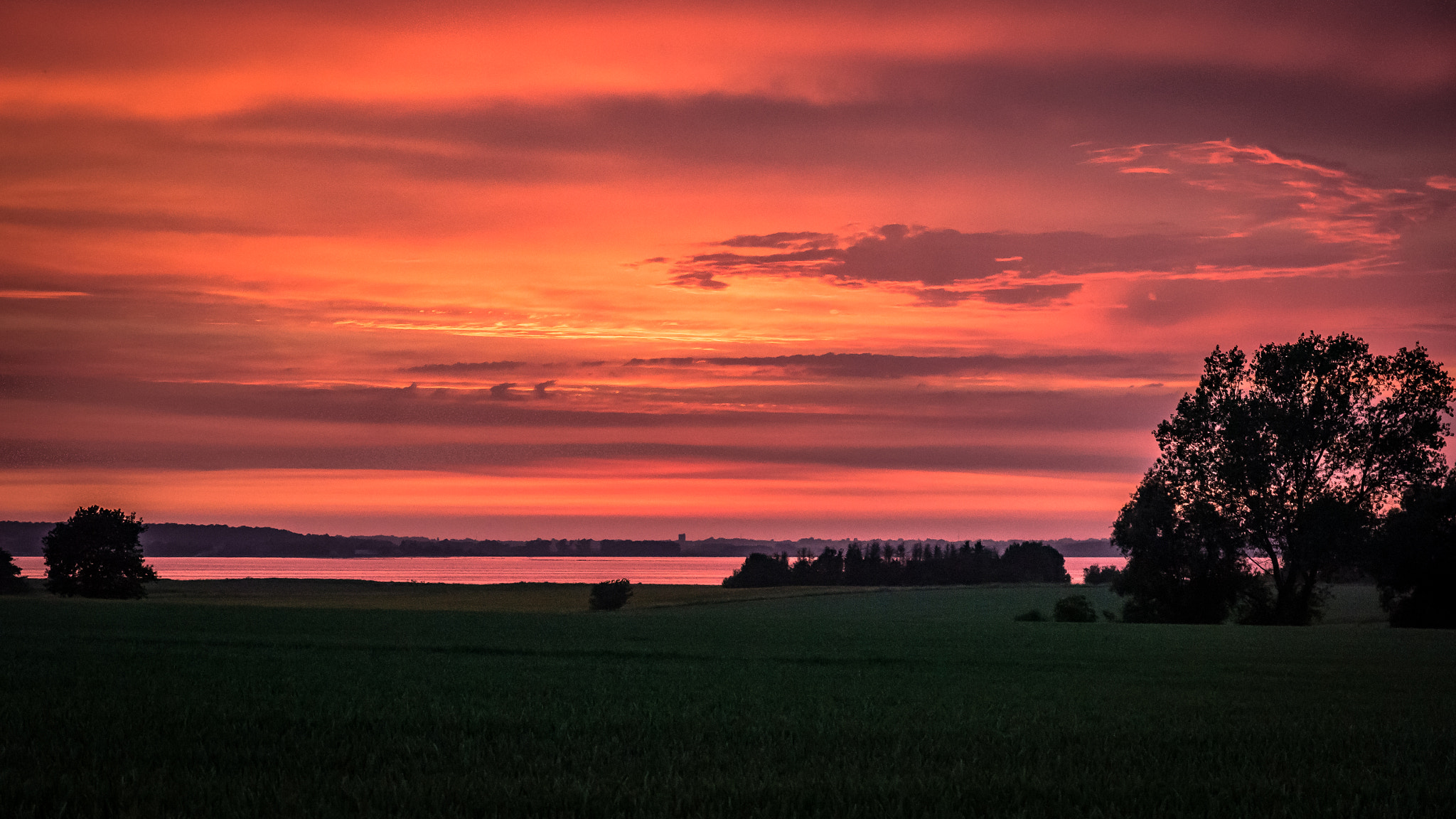 Sony SLT-A55 (SLT-A55V) + Sigma 17-70mm F2.8-4 DC Macro HSM sample photo. Danish sunset ii photography