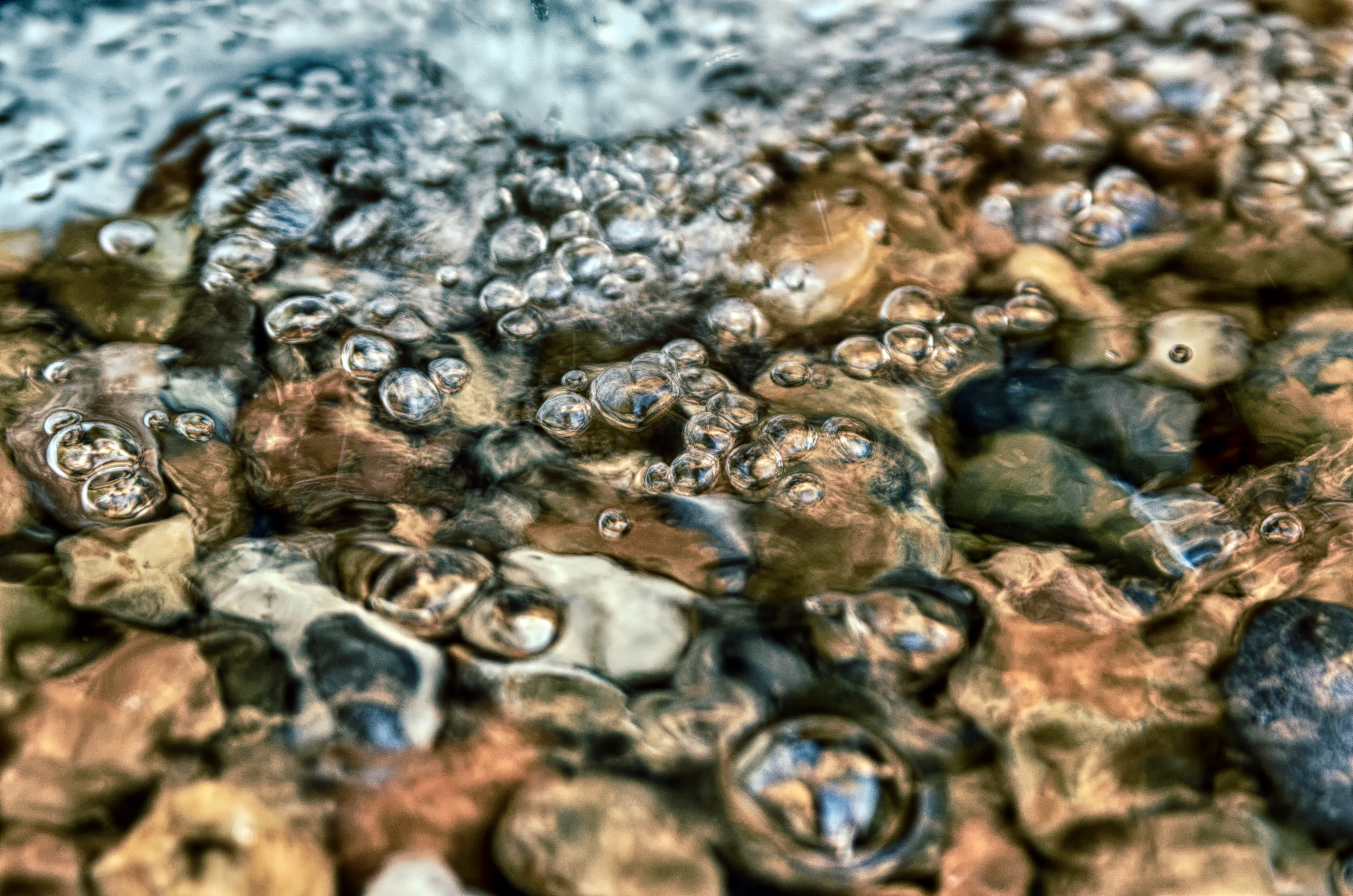 Pentax K-5 IIs sample photo. Water splash stone photography