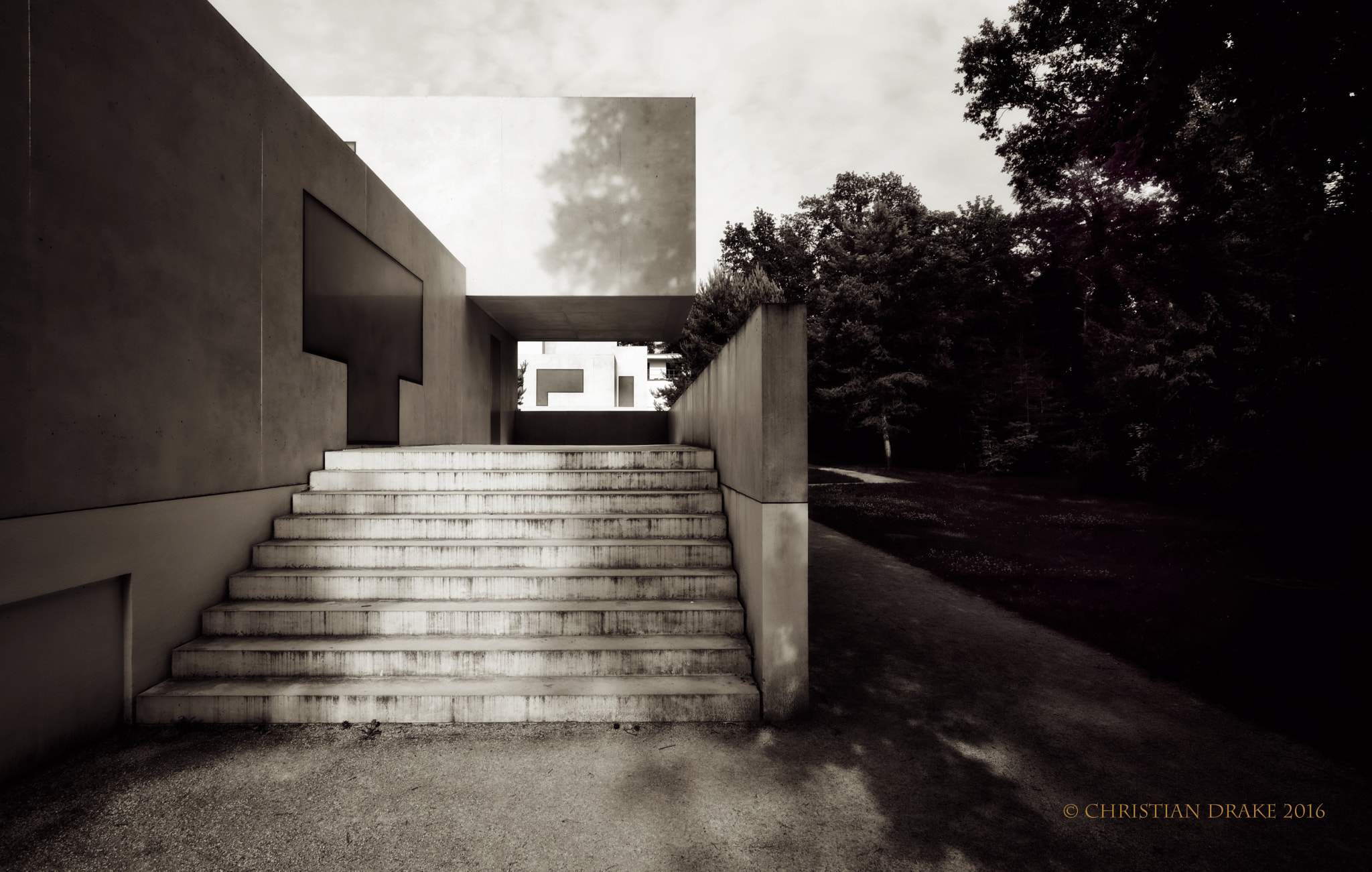 Sigma 70-200mm F2.8 EX DG Macro HSM II sample photo. Bauhaus dessau bw reedited7 photography
