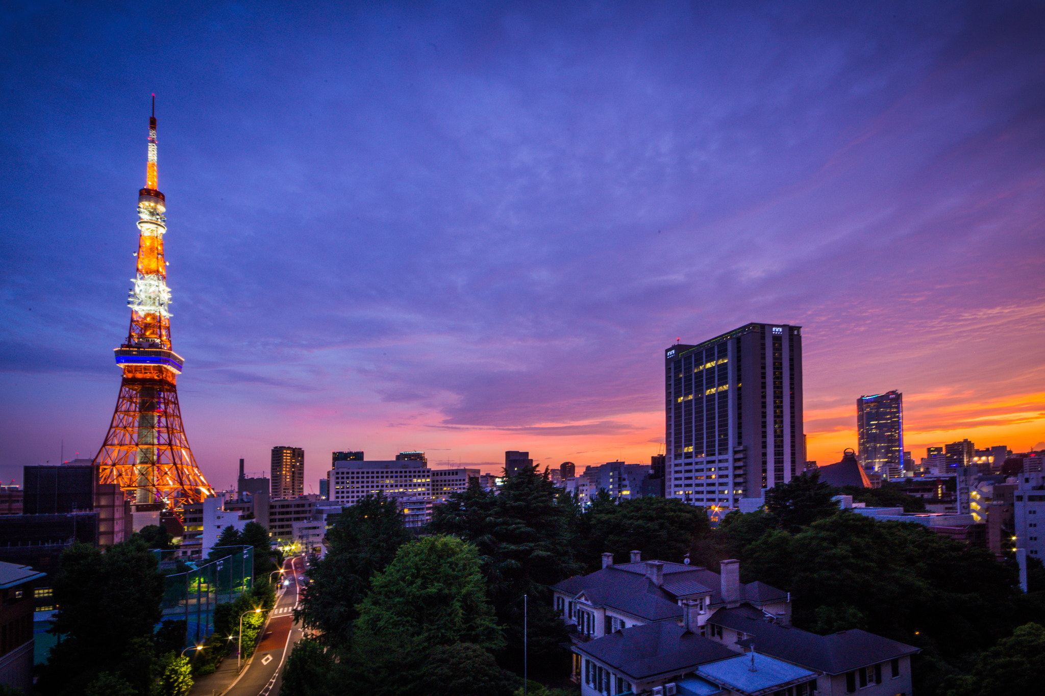 Canon EOS 6D + Sigma 10-20mm F4-5.6 EX DC HSM sample photo. Tokyo tower photography