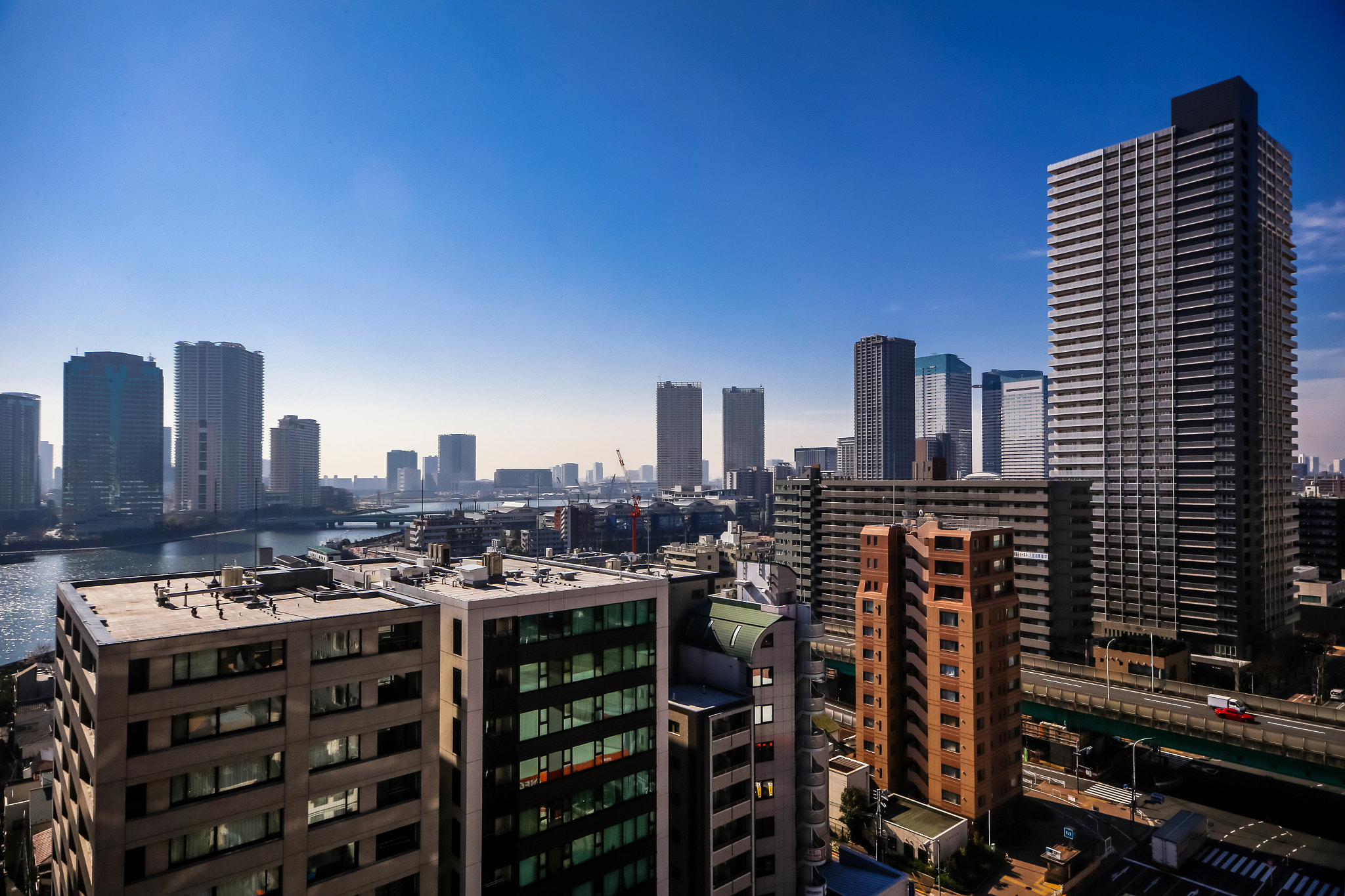 Canon EOS 6D + Sigma 10-20mm F4-5.6 EX DC HSM sample photo. Tsukishima photography
