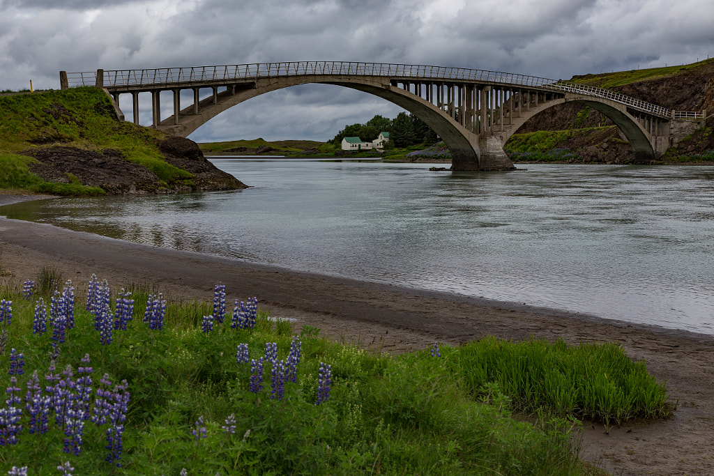 Bridge between Fossatun and Borgarnes by Marc Salm on 500px.com