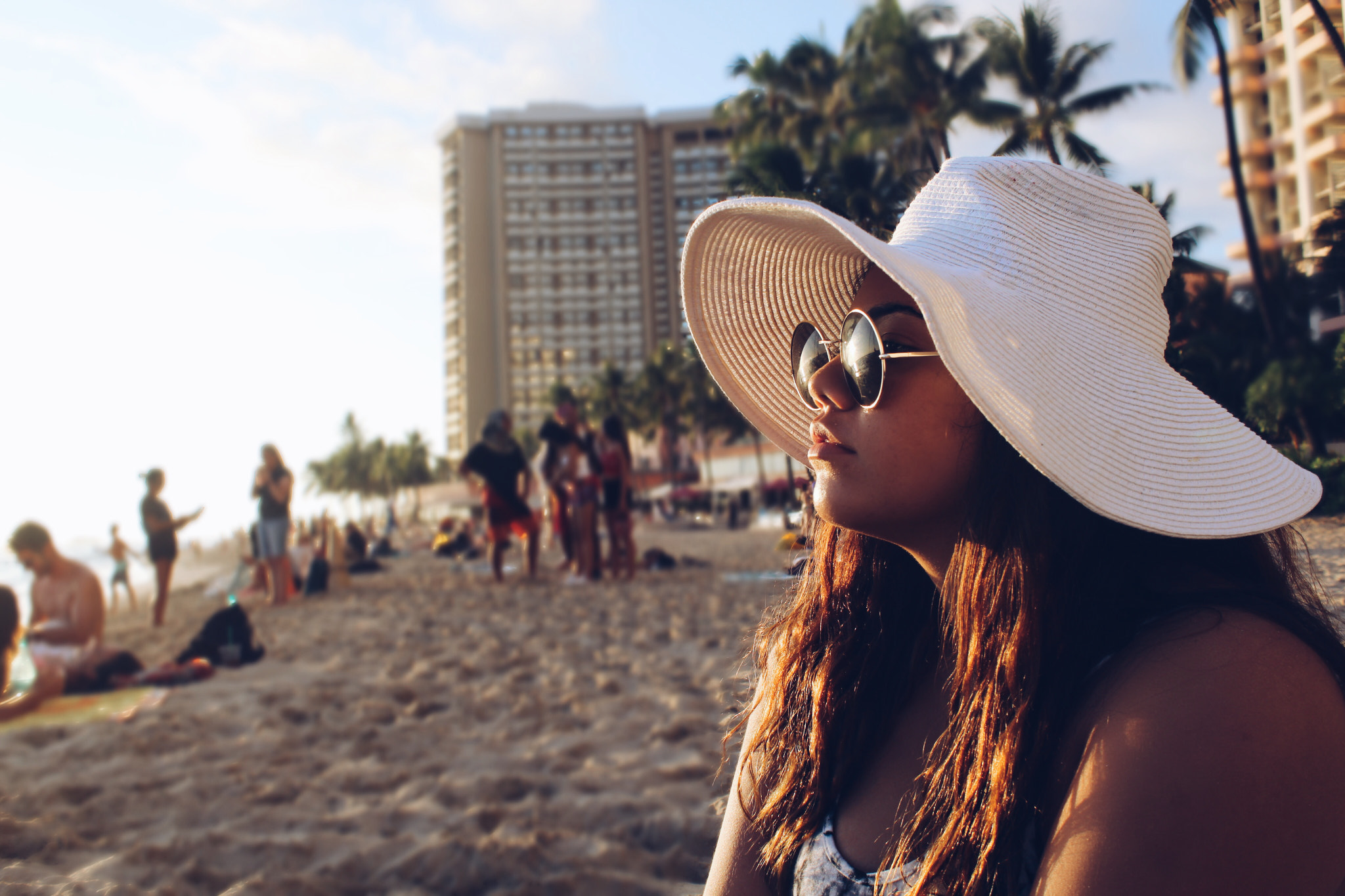 Canon EF-S 18-55mm F3.5-5.6 IS II sample photo. Waikiki beach is the real destination usa photography