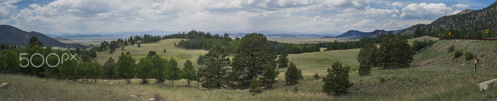 Nikon D800E + Nikon AF Nikkor 50mm F1.8D sample photo. Wilkerson pass, colorado panorama photography