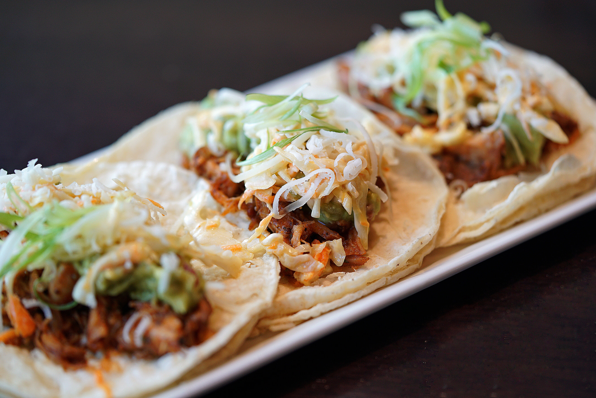 Sony a7S II + Sony FE 90mm F2.8 Macro G OSS sample photo. Omg barbeque tacos fs photography