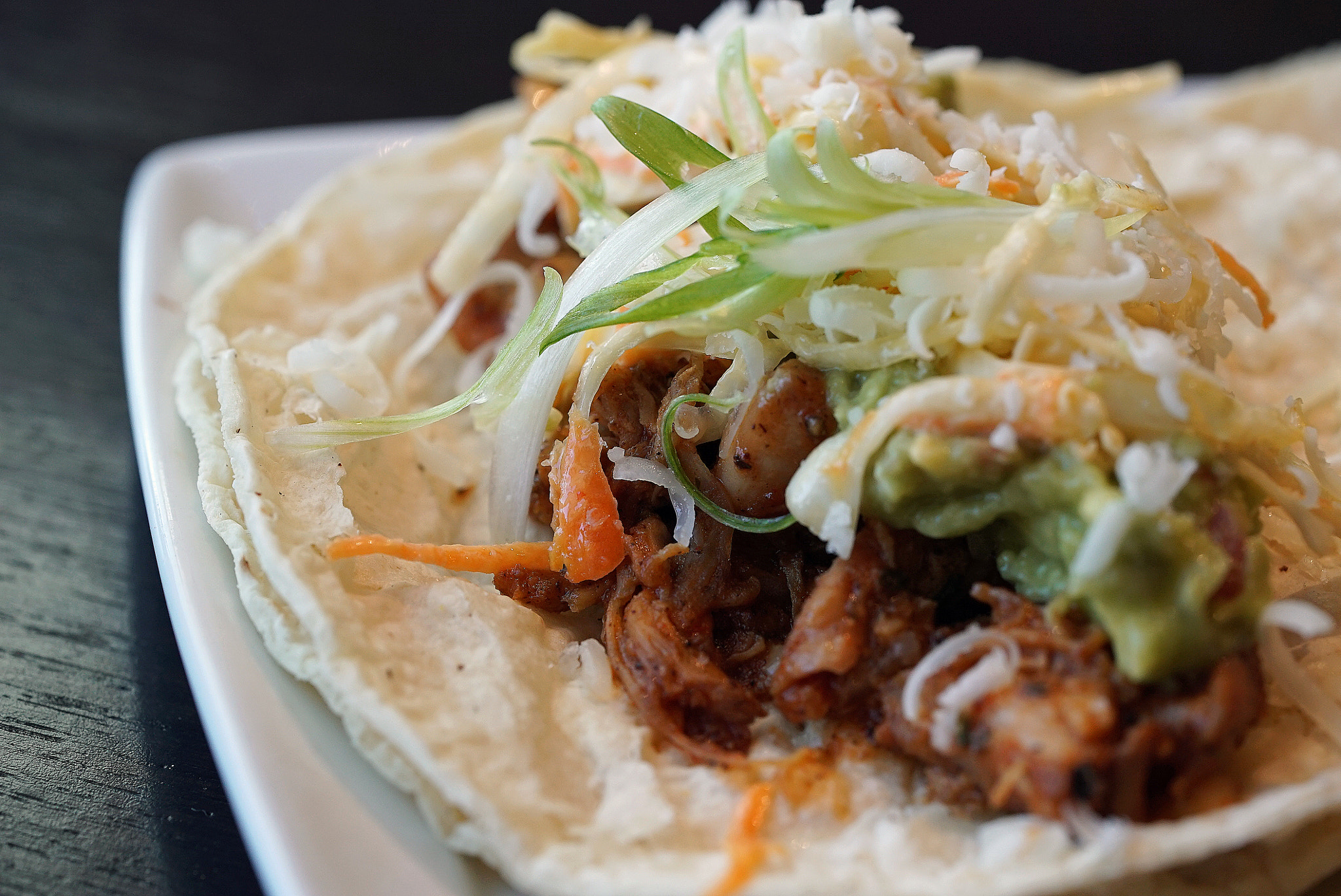 Sony a7S II + Sony FE 90mm F2.8 Macro G OSS sample photo. Omg barbeque tacos fs photography