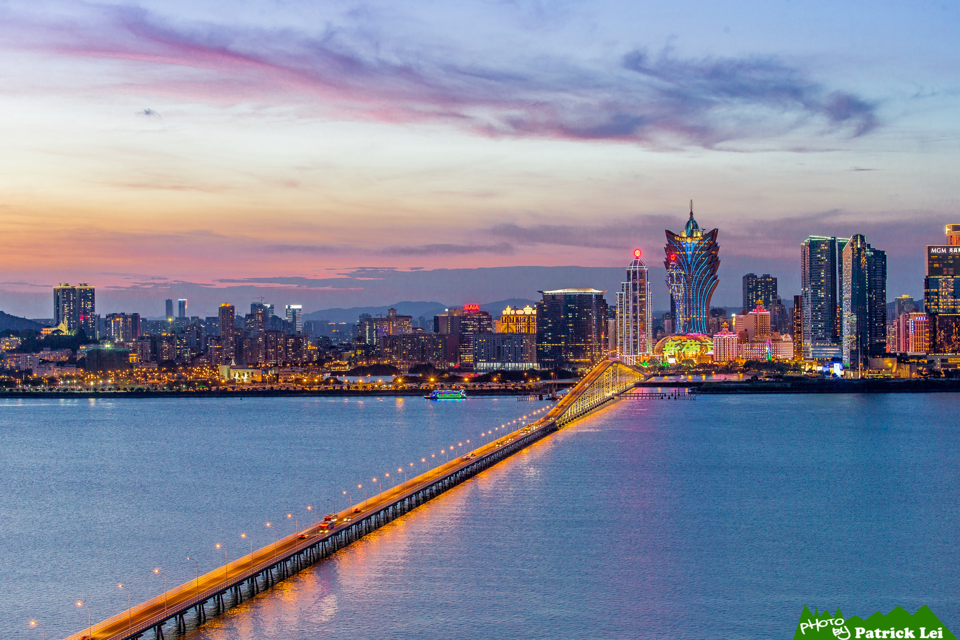 Canon EF 70-200mm F4L IS USM sample photo. Macau sunset 3 photography