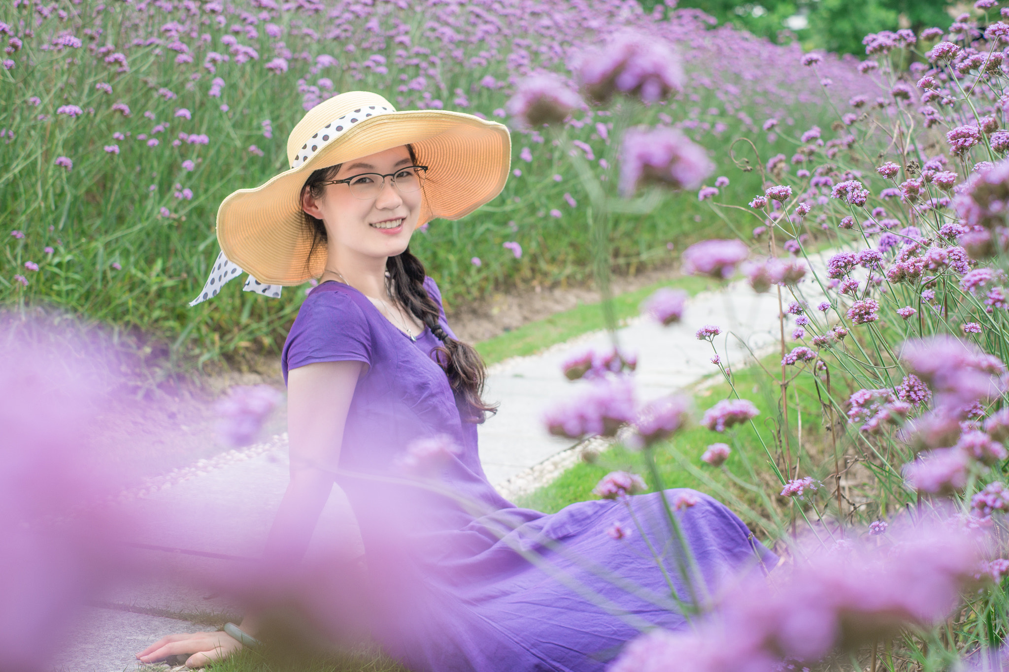 Fujifilm X-A1 sample photo. Purple photography
