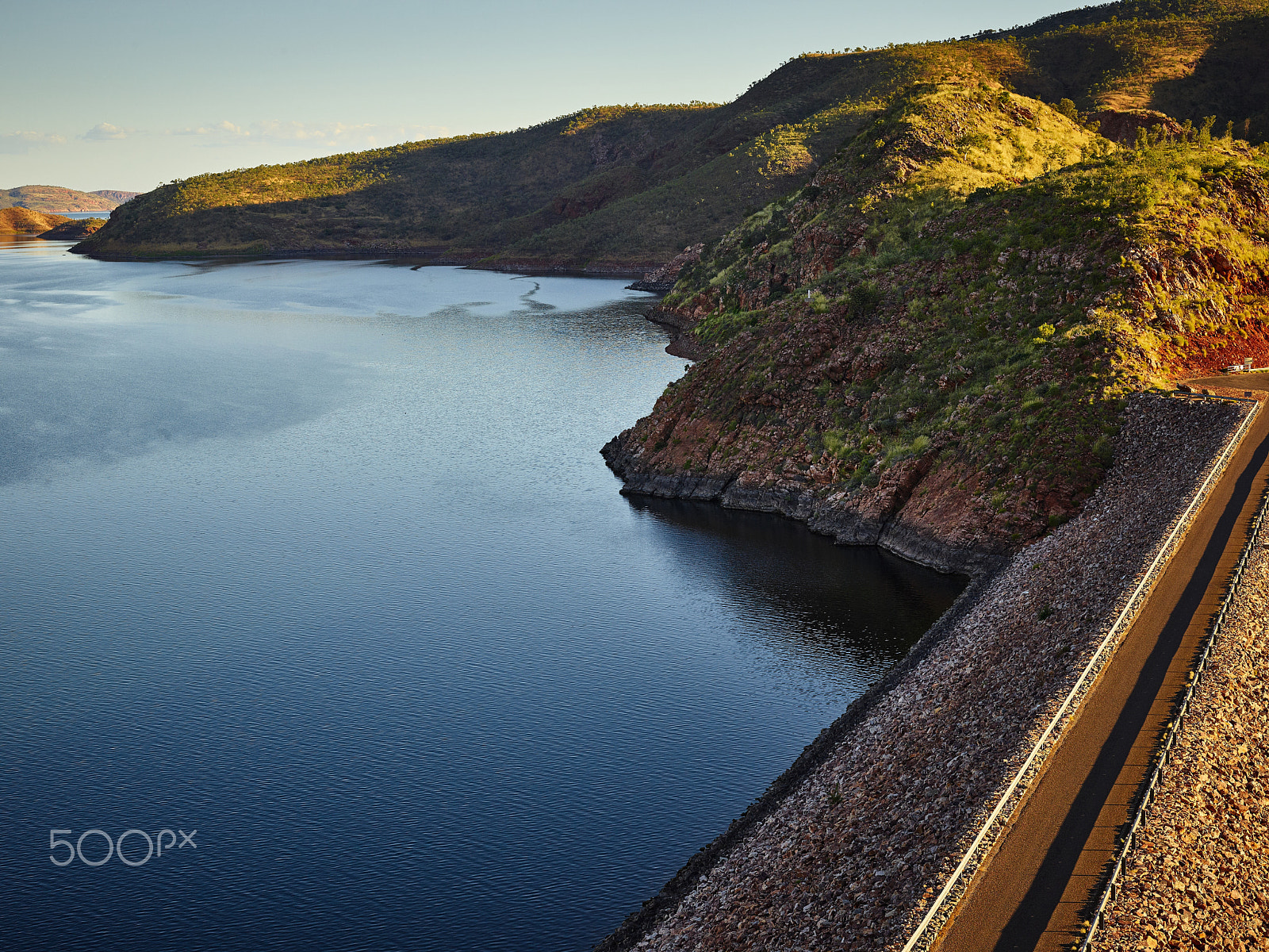 Phase One IQ3 50MP + Schneider LS 80mm f/2.8 sample photo. Ord river dam photography