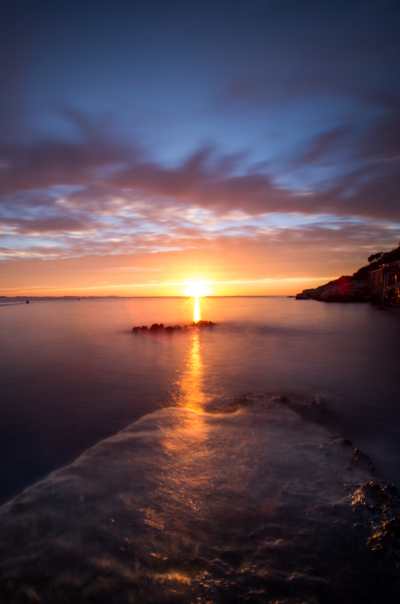 Pentax K-50 sample photo. Petrcane sunset 002 photography