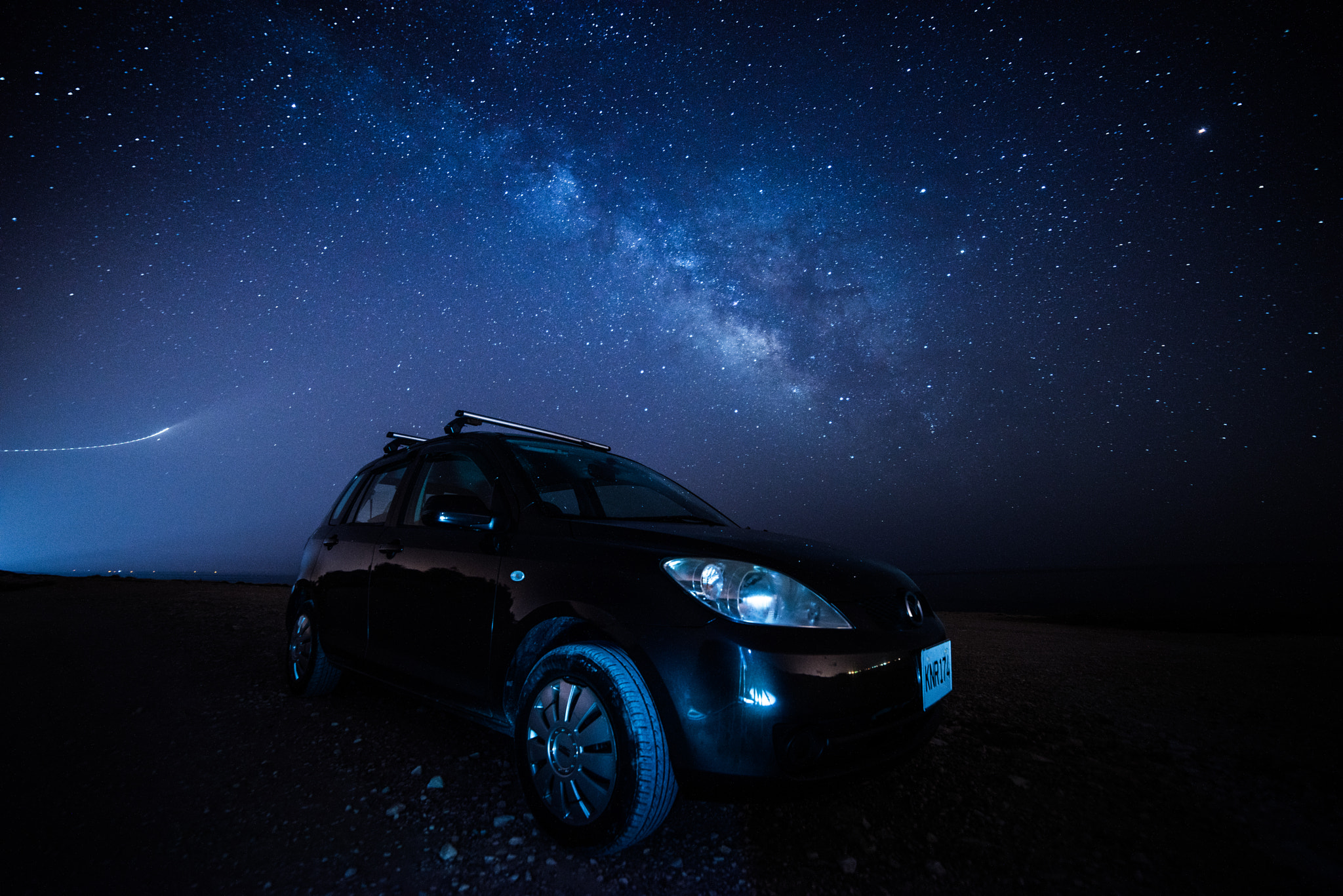 Samyang 14mm F2.8 ED AS IF UMC sample photo. Chasing milky way in cyprus photography