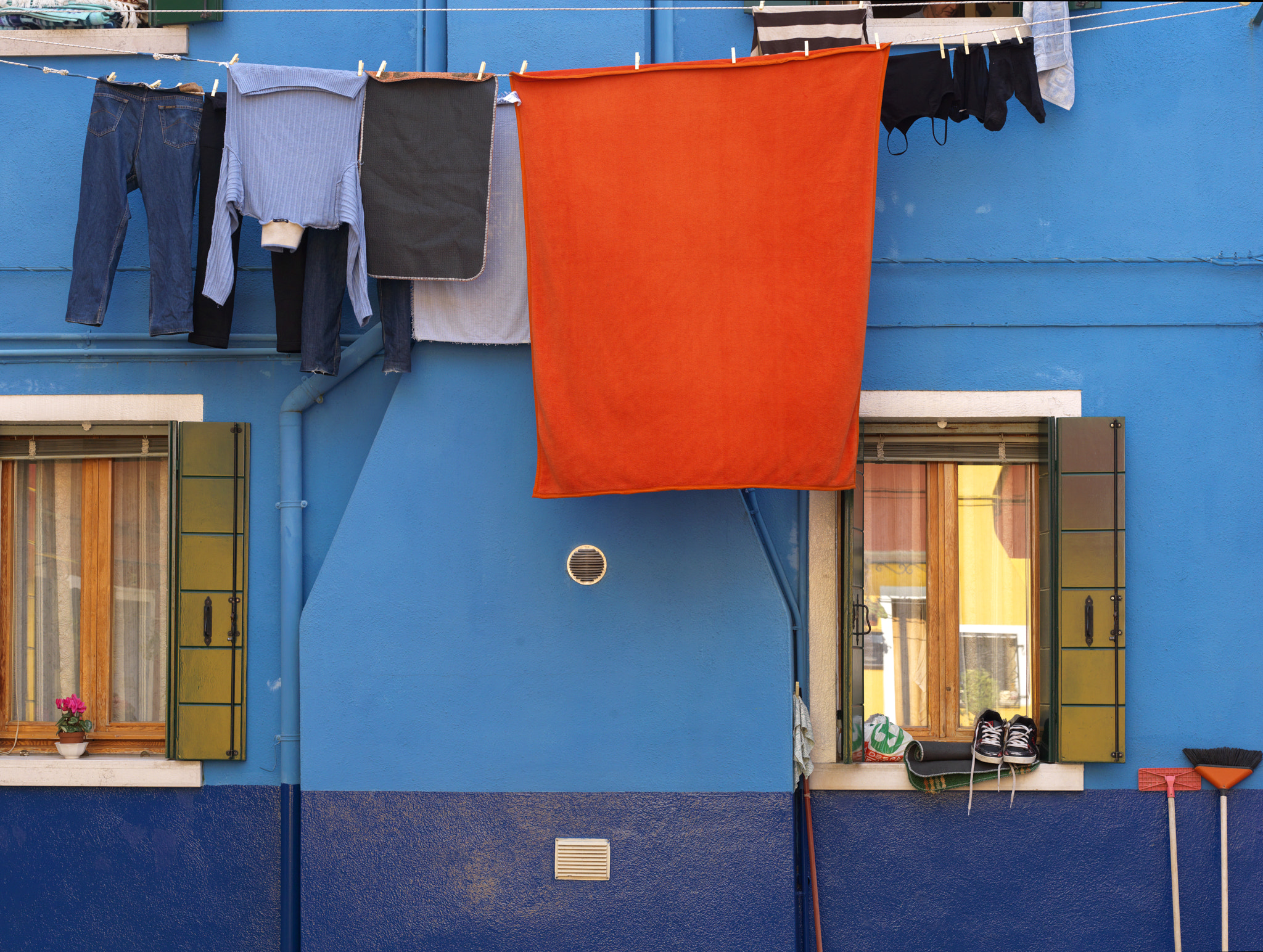 Hasselblad H3D II-39 sample photo. Coloured buildings, burano, venice photography