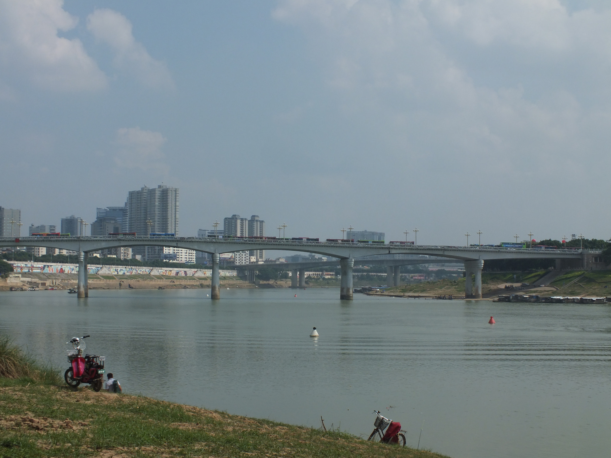 FujiFilm FinePix HS20 EXR (FinePix HS22 EXR) sample photo. Mother river of nanning photography
