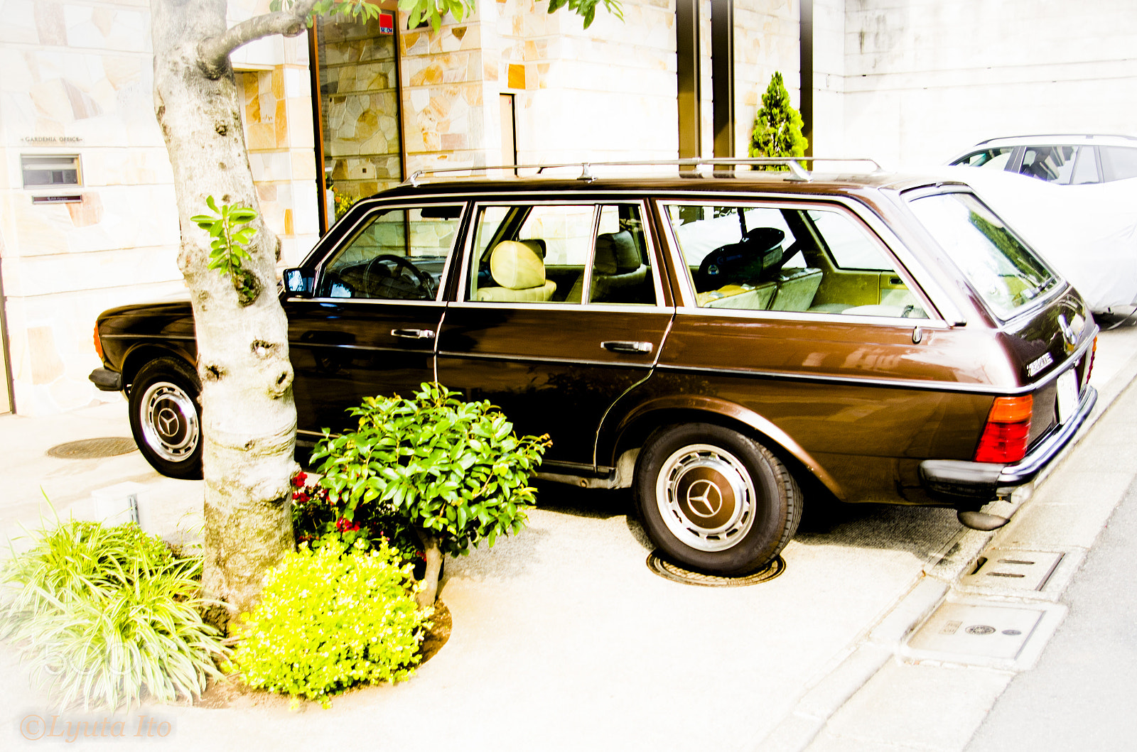Pentax smc DA 18-55mm F3.5-5.6 AL sample photo. A brown car photography