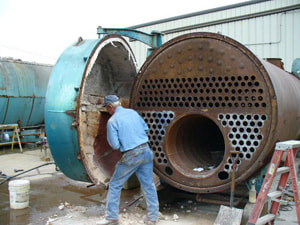 Industrial boiler repair