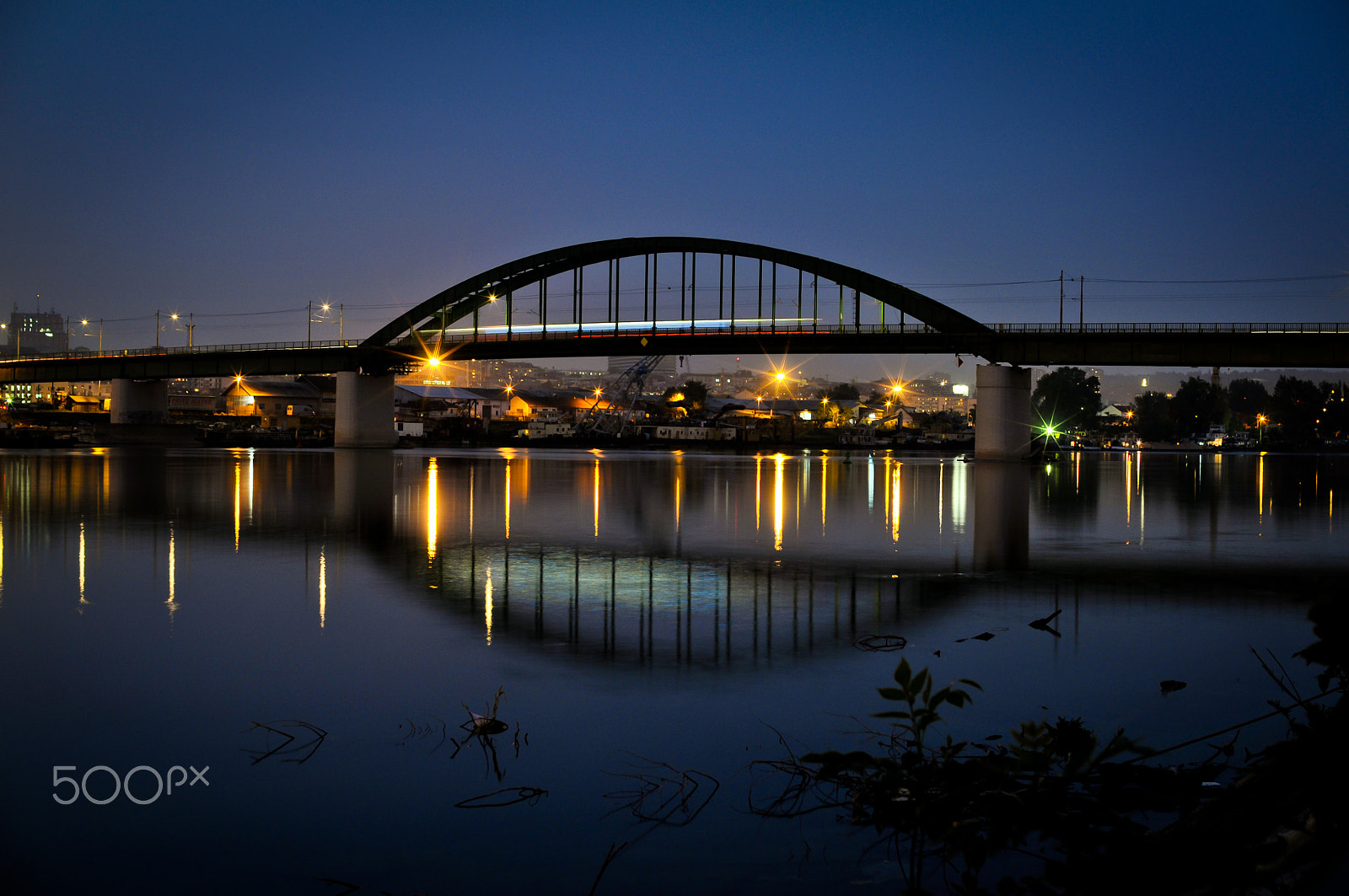 Nikon D300 + Sigma 30mm F1.4 EX DC HSM sample photo. Belgrade old railway bridge photography