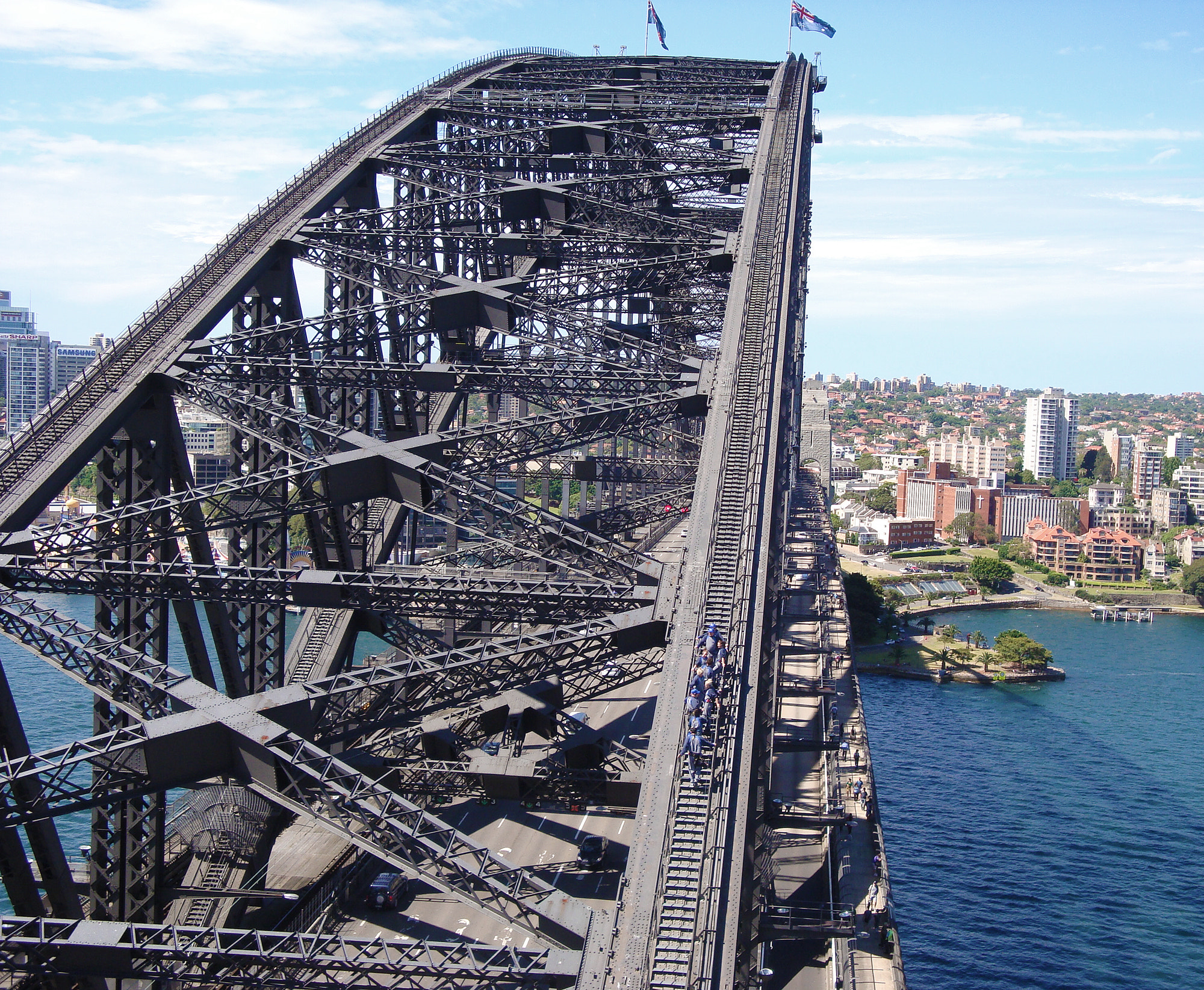 Sony Cyber-shot DSC-W150 sample photo. Sydney harbour bridge climb photography