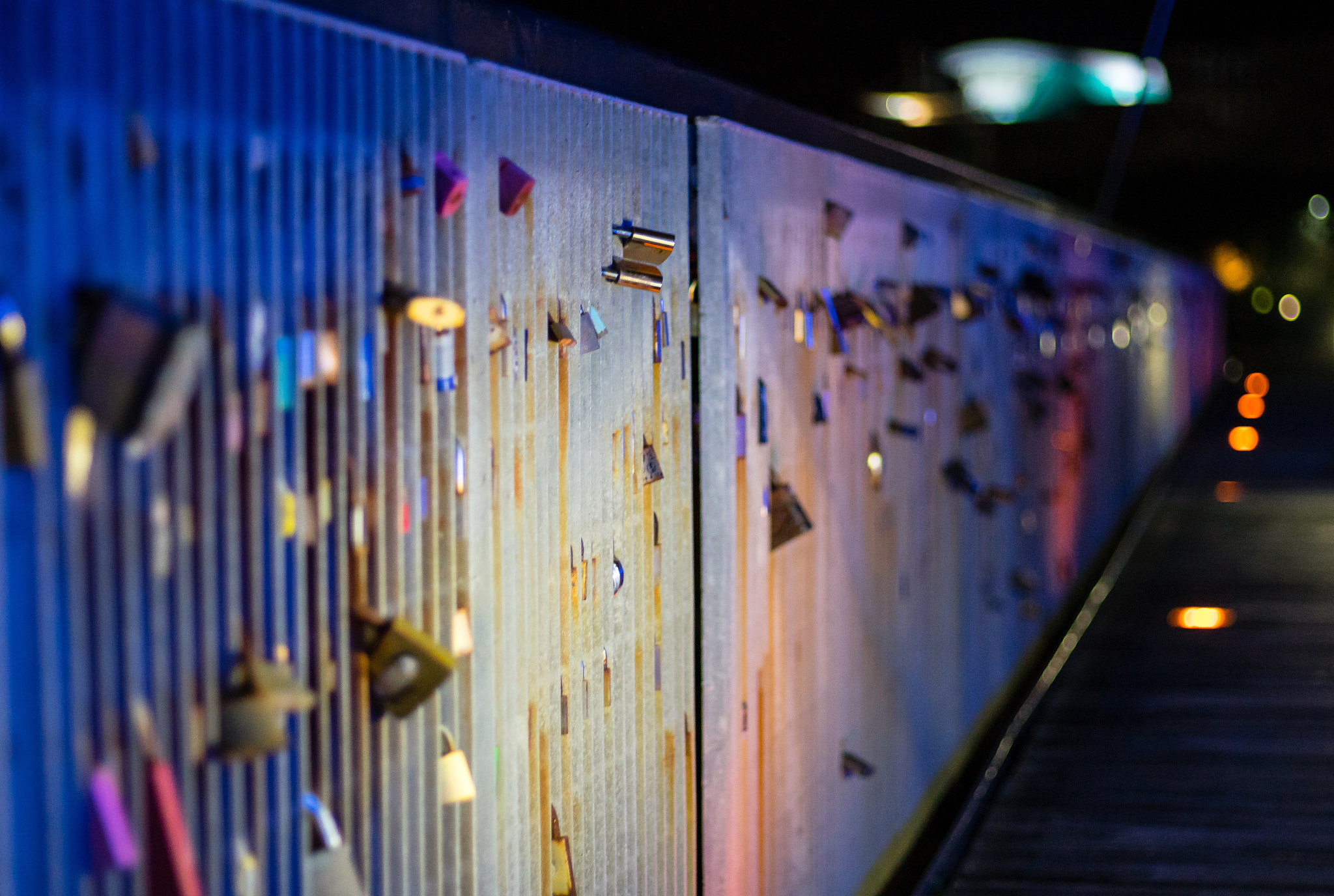 Sony a7R + Canon EF 50mm F1.8 STM sample photo. Love locks photography
